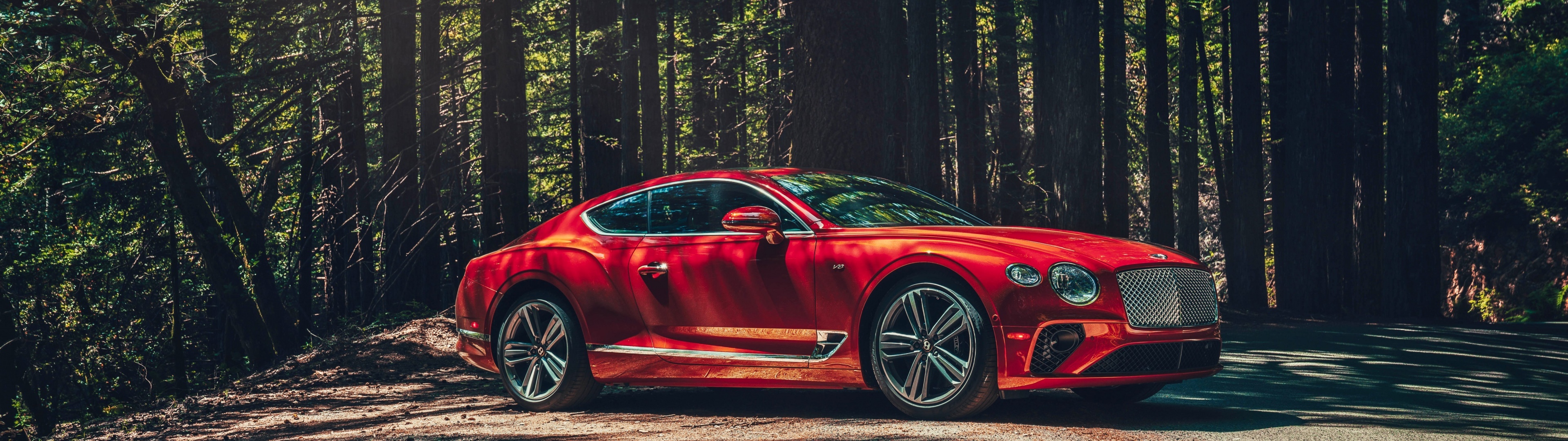 Bentley Continental GT, 2020 beauty, 5K wallpaper, Cars like no other, 3840x1080 Dual Screen Desktop