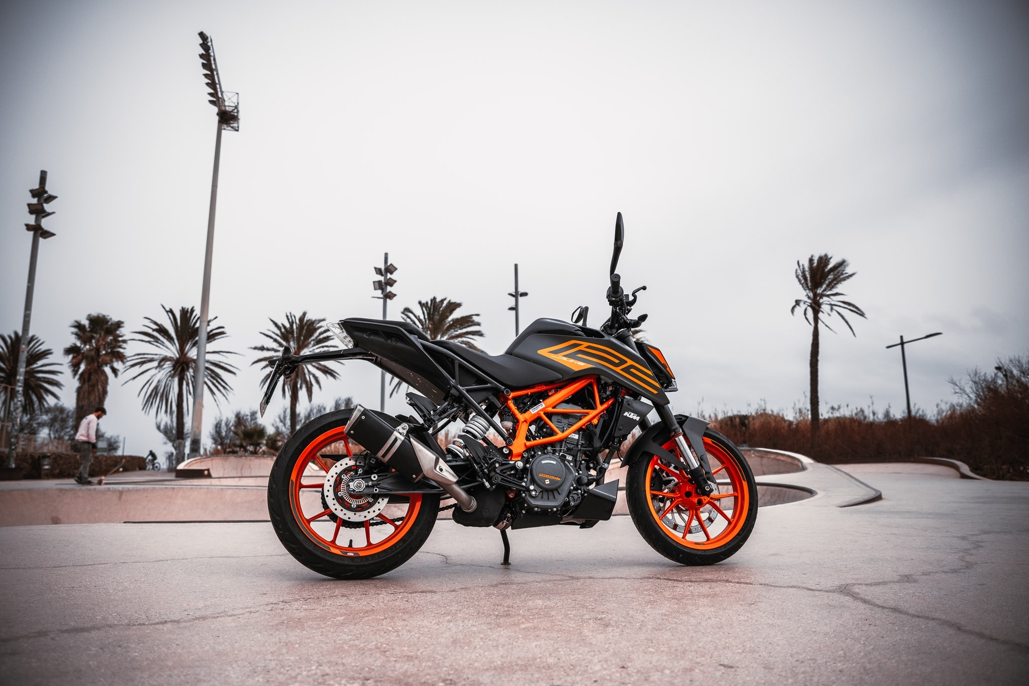 KTM 125 Duke motorcycle, Powerful performance, Agile handling, Thrilling test ride, 2050x1370 HD Desktop