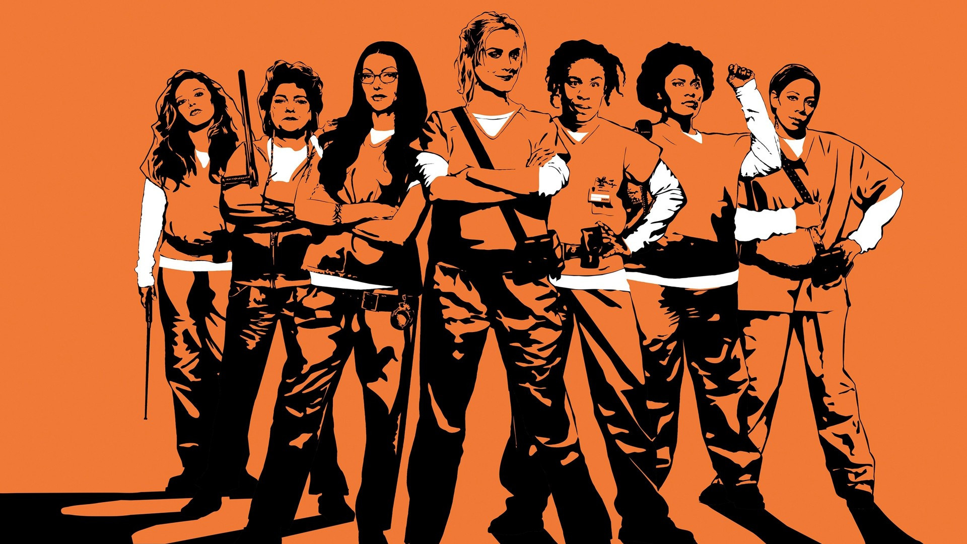 Orange Is the New Black, Download wallpapers, Widescreen format, 1920x1080 Full HD Desktop