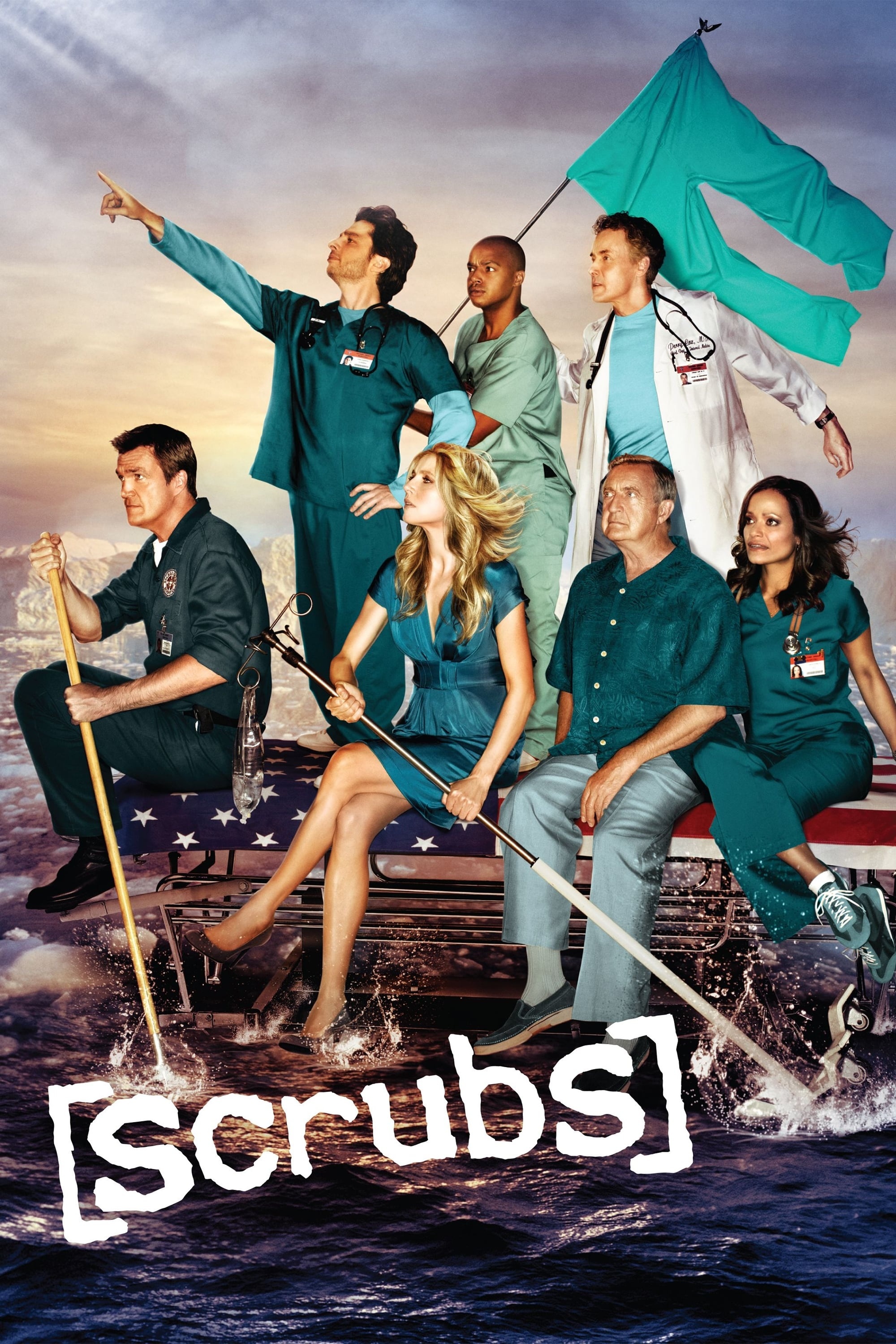 Scrubs, TV series, 2001-2010, Posters, 2000x3000 HD Phone