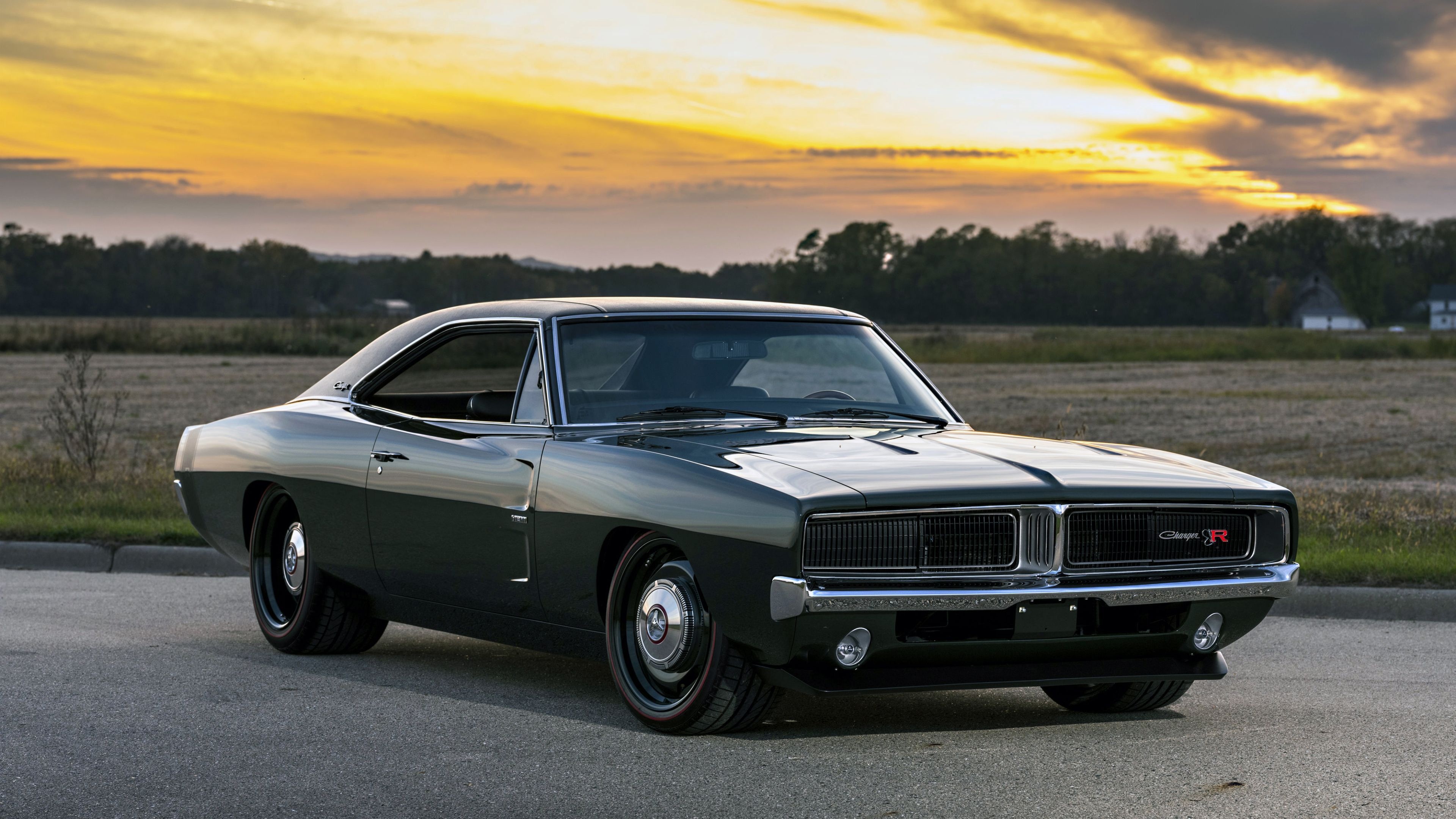 R/T 1969, Dodge Charger Wallpaper, 3840x2160 4K Desktop