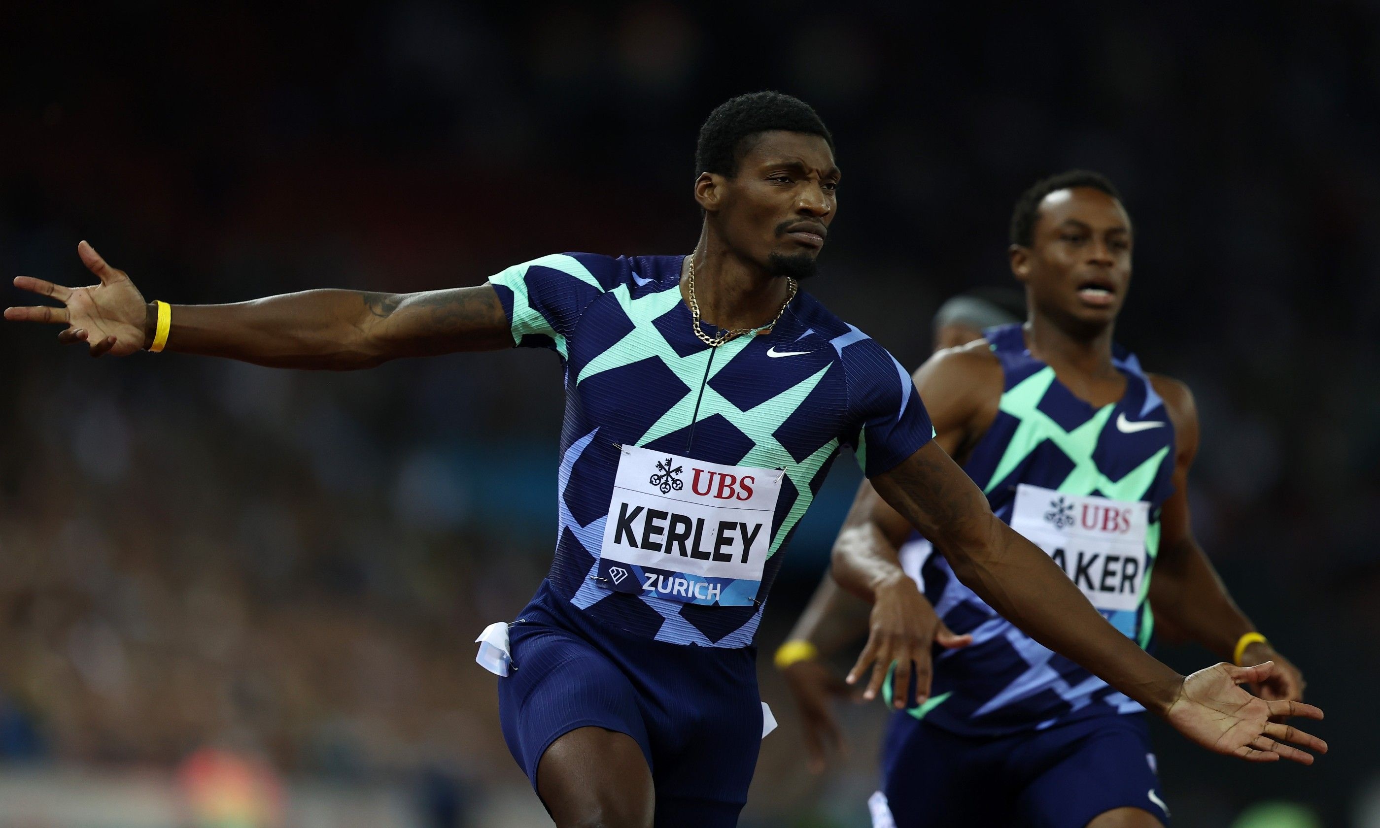 Weltklasse Zurich 2021, Fred Kerley Wallpaper, 2800x1690 HD Desktop