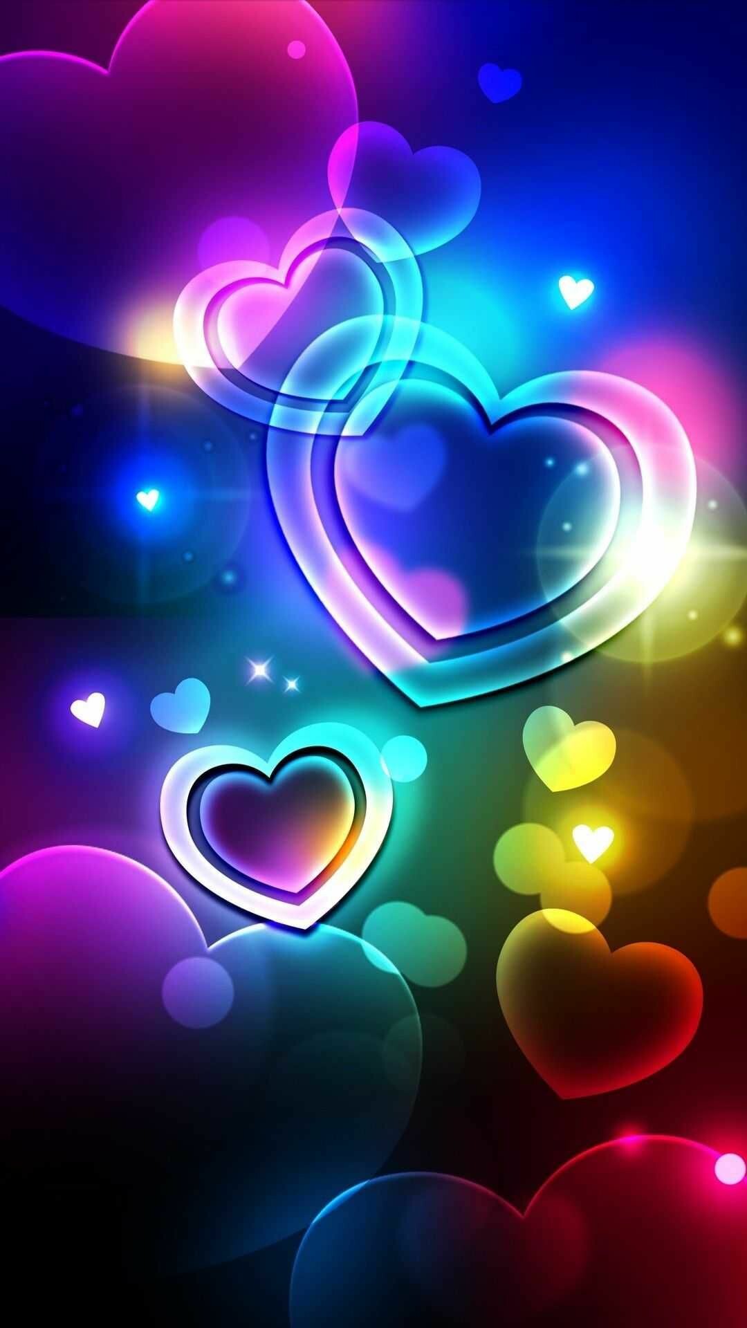 Black broken cute glitter, Heart wallpaper, Valentine's wallpaper, Love animation, 1080x1920 Full HD Phone