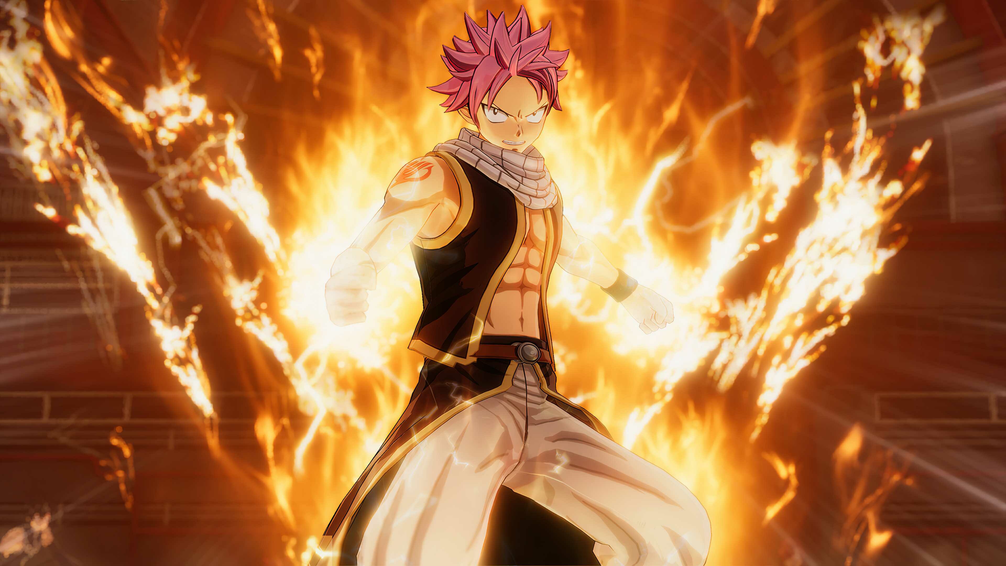 Natsu Dragneel, Fairy Tail Wallpaper, 3840x2160 4K Desktop