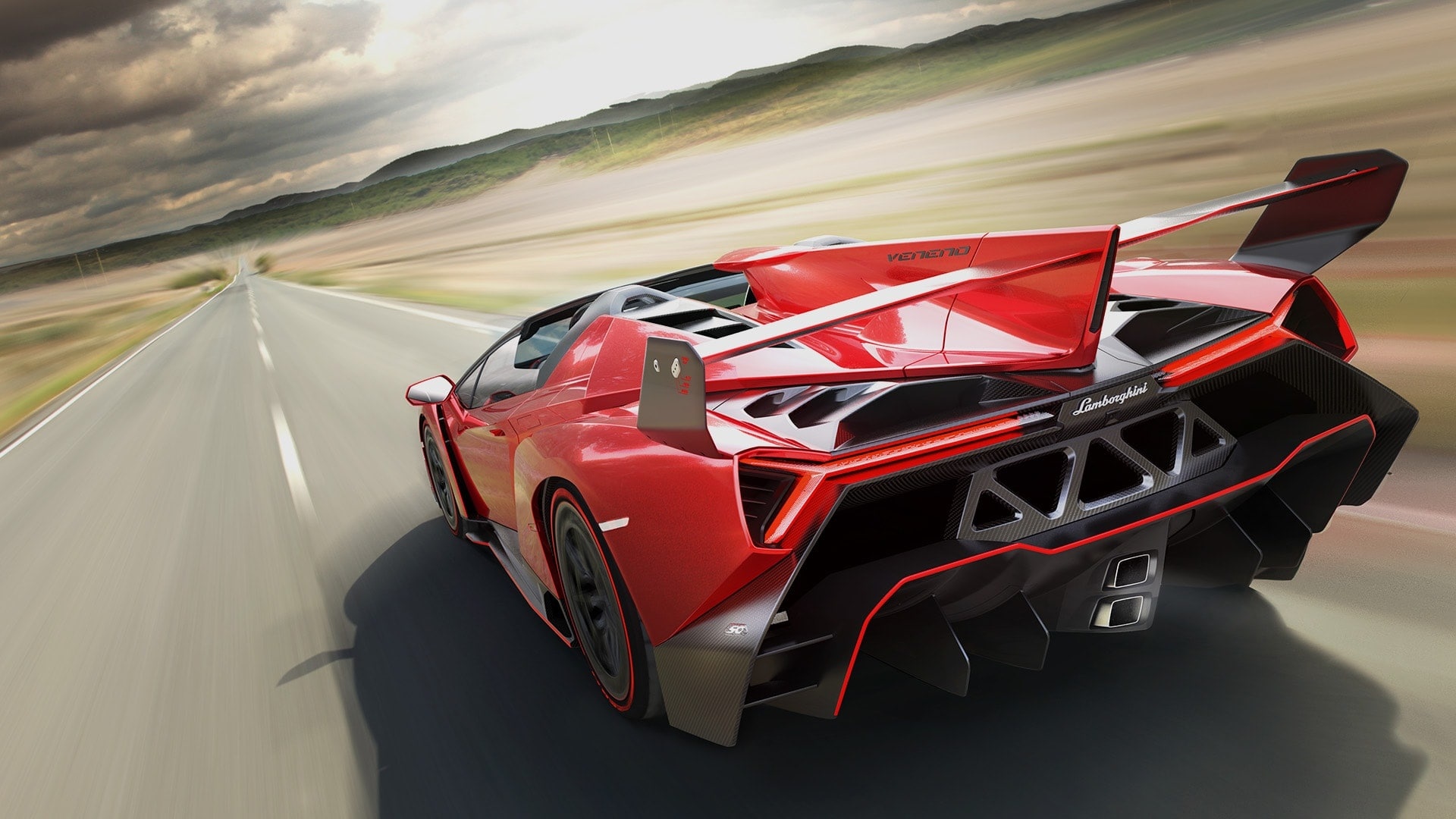 Lamborghini Veneno, Roadster specifications, Car photos, Video footage, 1920x1080 Full HD Desktop