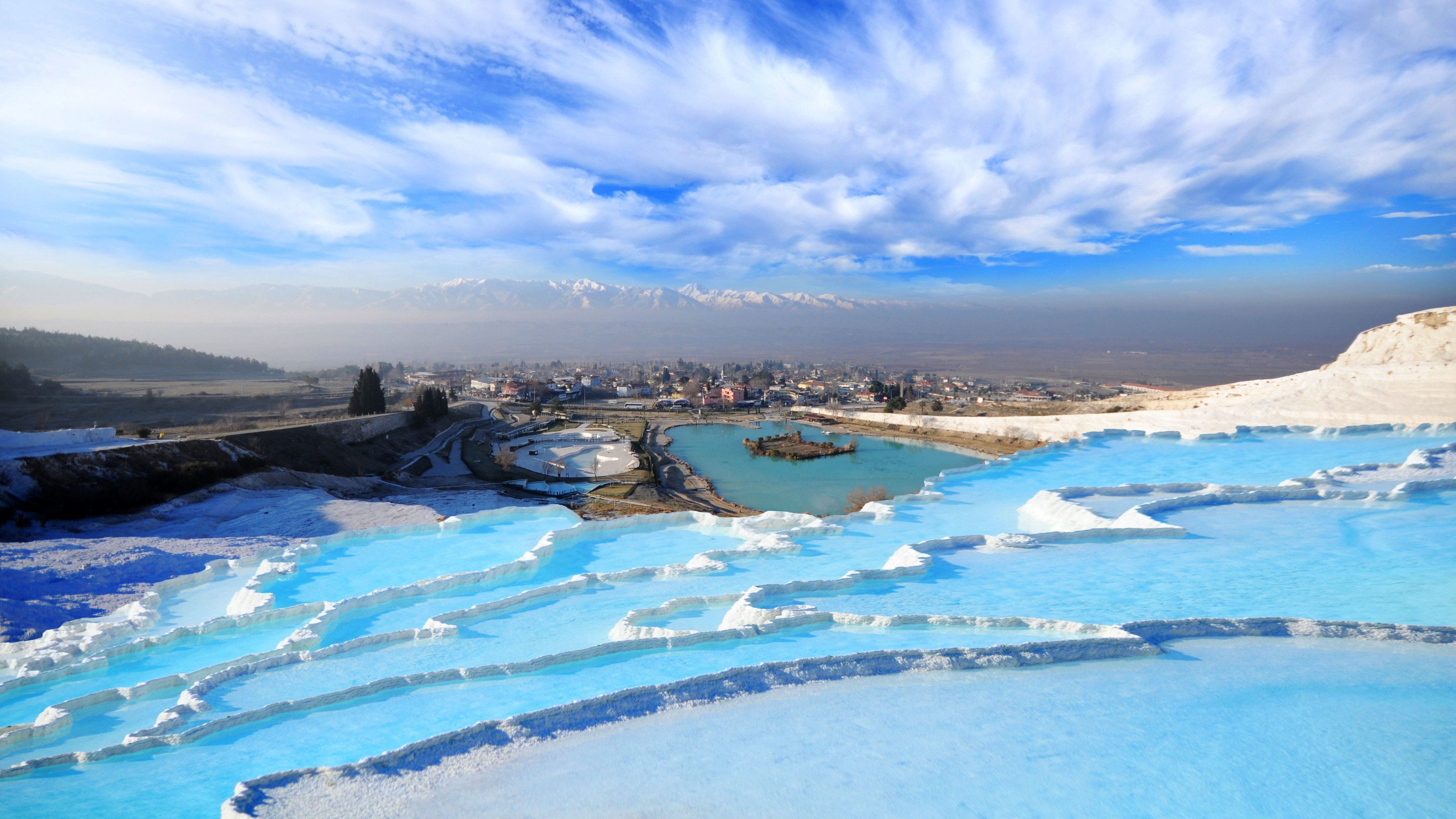 Pamukkale, Turkey adventures, Boat trips, Travel destinations, 3840x2160 4K Desktop