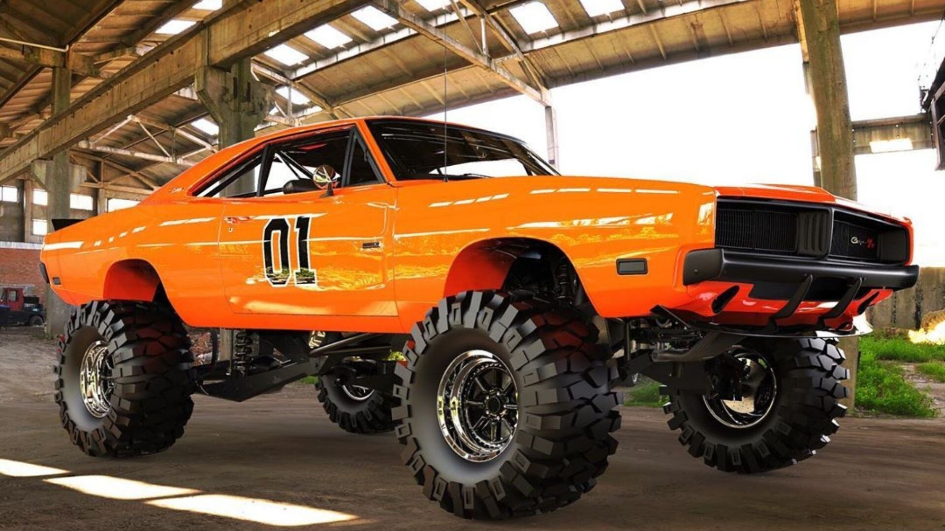 Monster Truck General Lee, General Lee Car Wallpaper, 1920x1080 Full HD Desktop