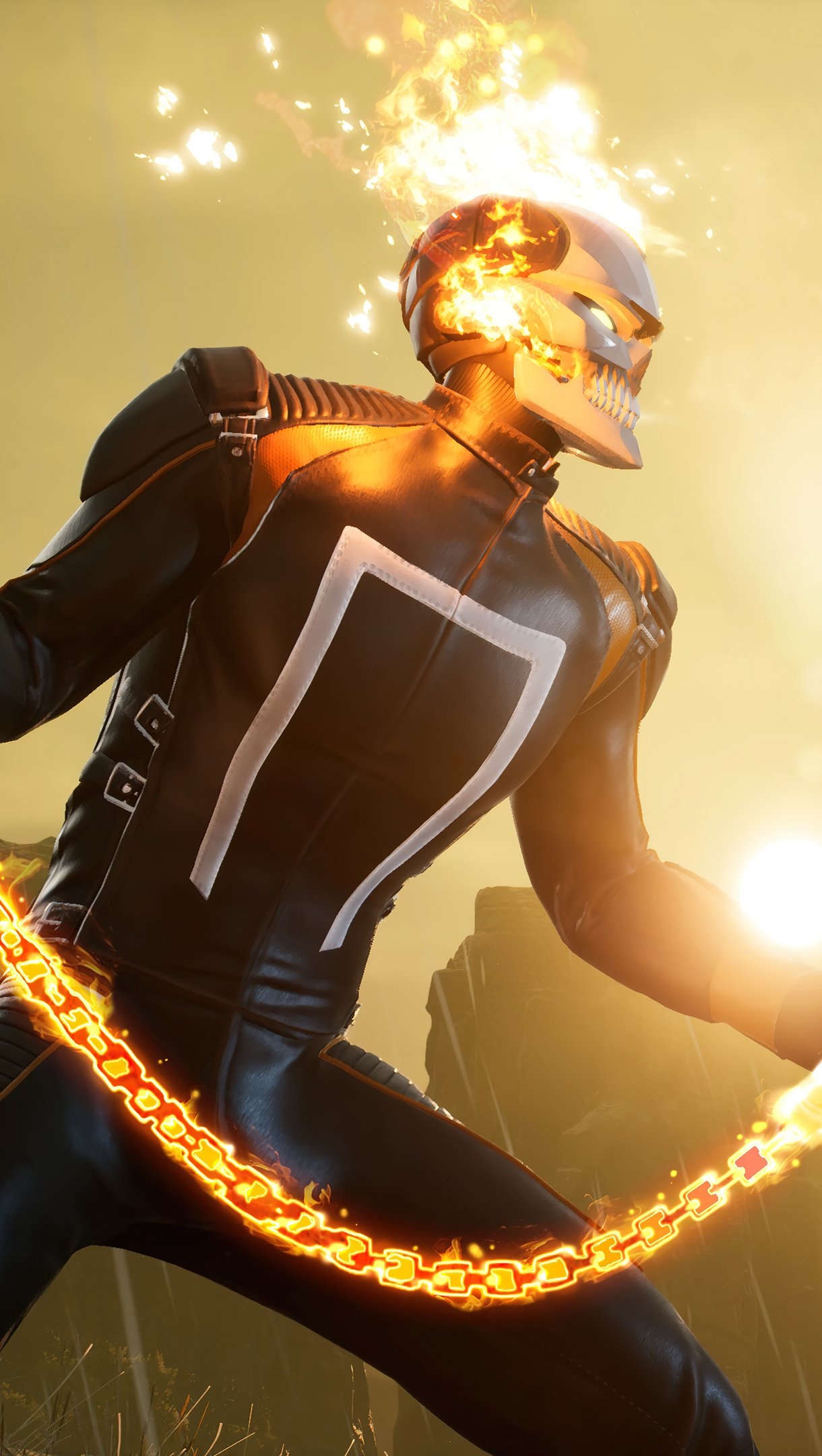 Marvel's Midnight Suns, Ghost Rider wallpaper, 4K ultra HD, ID8742, 1220x2160 HD Phone