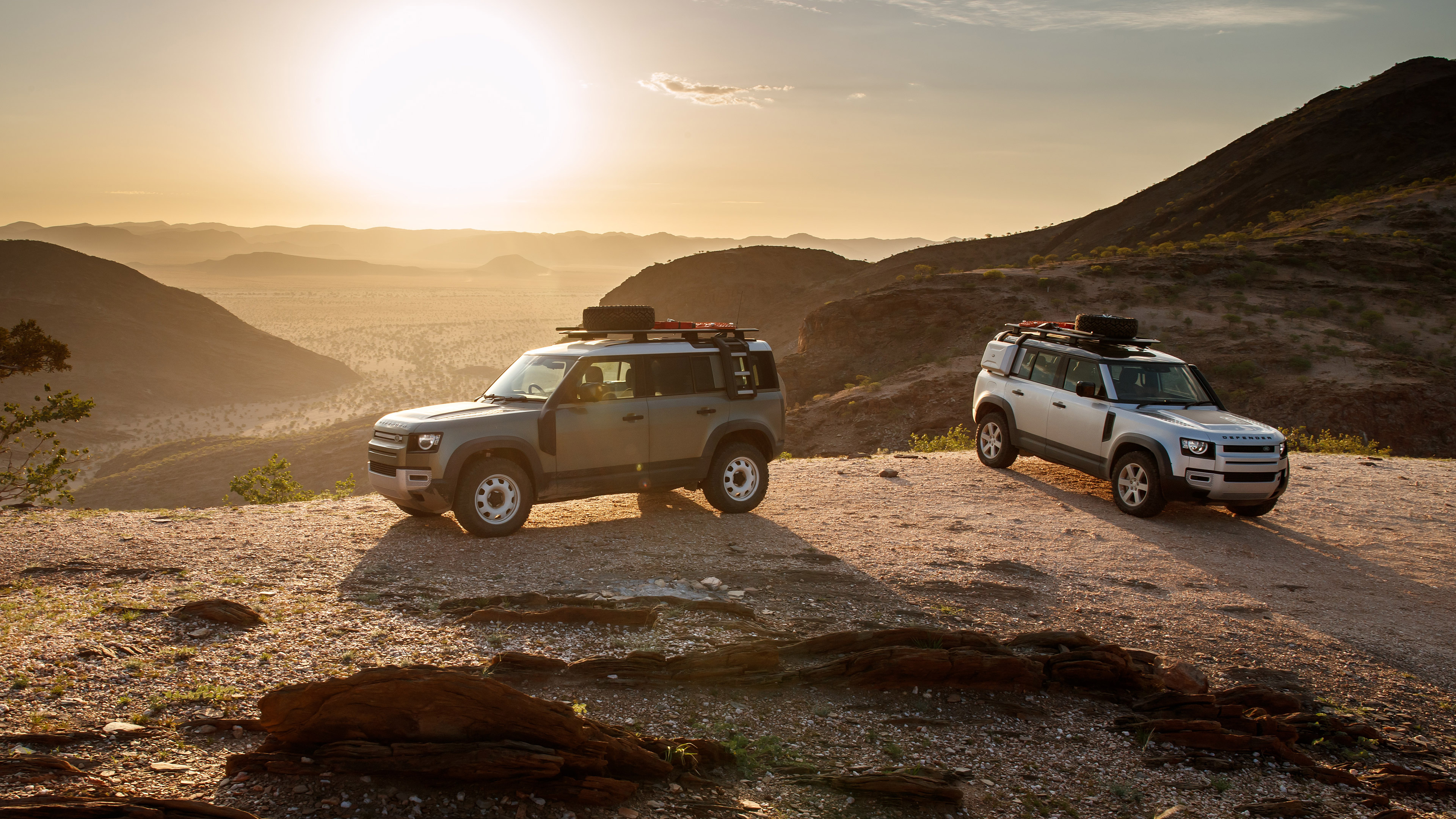 Sunset, Land Rover Defender Wallpaper, 3840x2160 4K Desktop