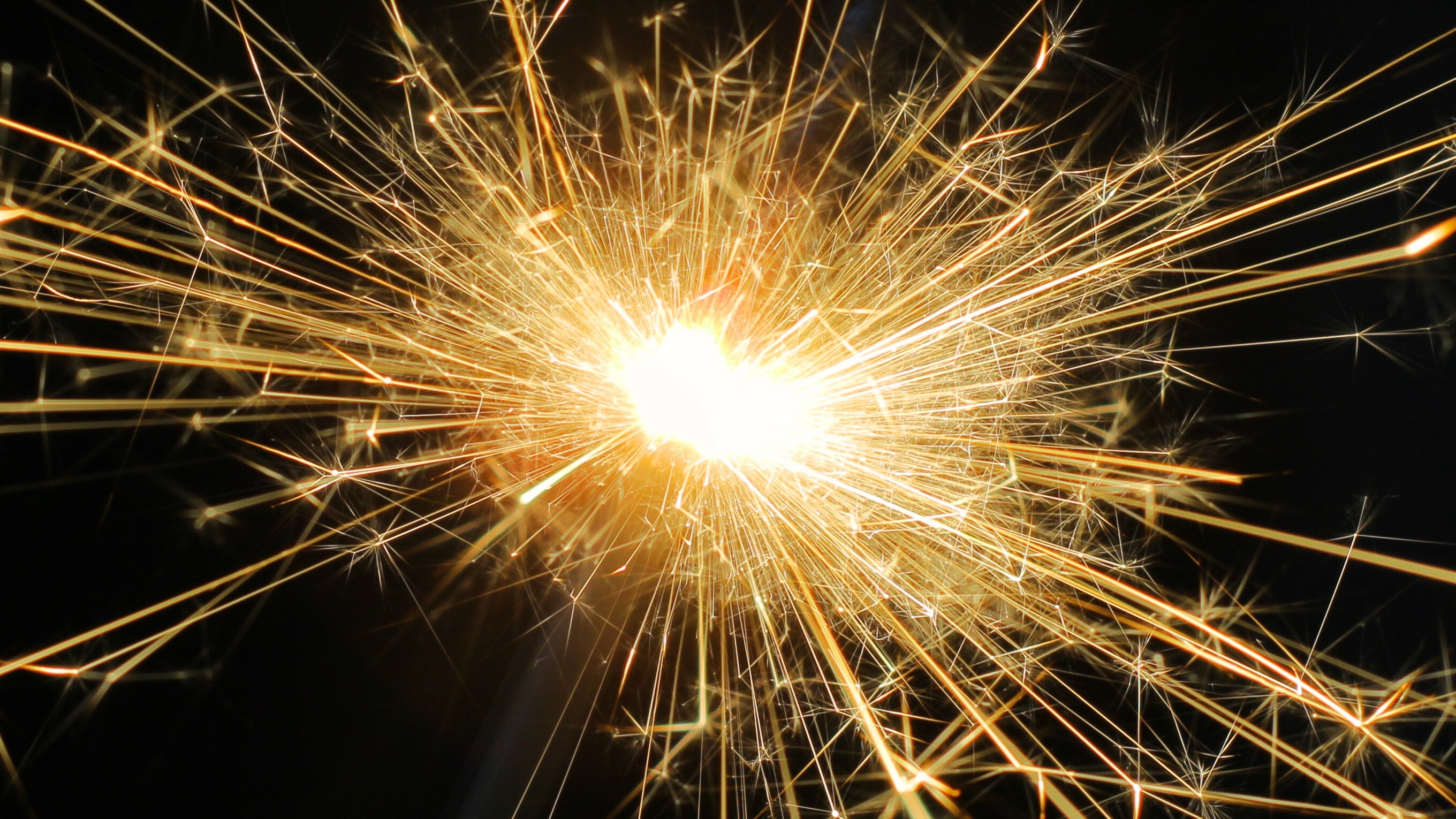 Close-up, Sparkler Wallpaper, 2720x1530 HD Desktop