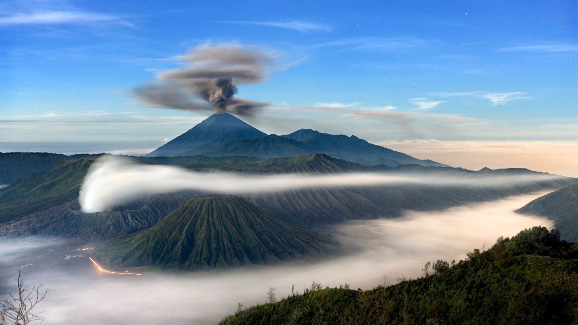 Volcano eruption, Lava HD wallpaper, Jaw-dropping landscapes, Nature's spectacle, 1920x1080 Full HD Desktop