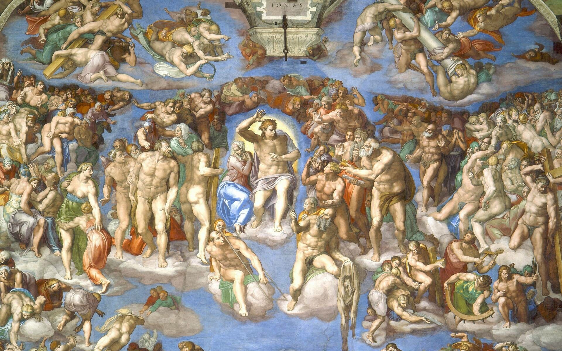 The Last Judgment, Michelangelo Wallpaper, 1920x1200 HD Desktop