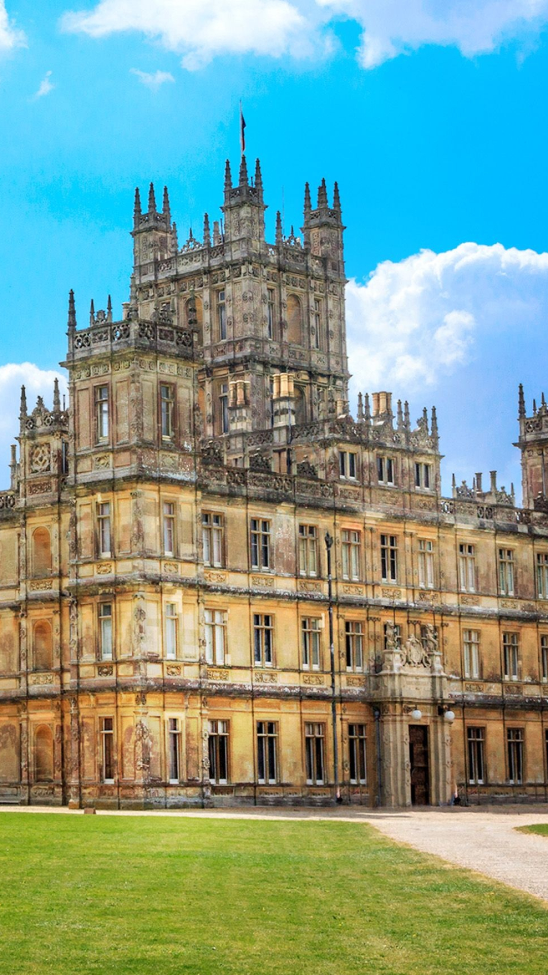 Downton Abbey, Peacock TV, Historical drama, Downton Abbey house, 1080x1920 Full HD Phone