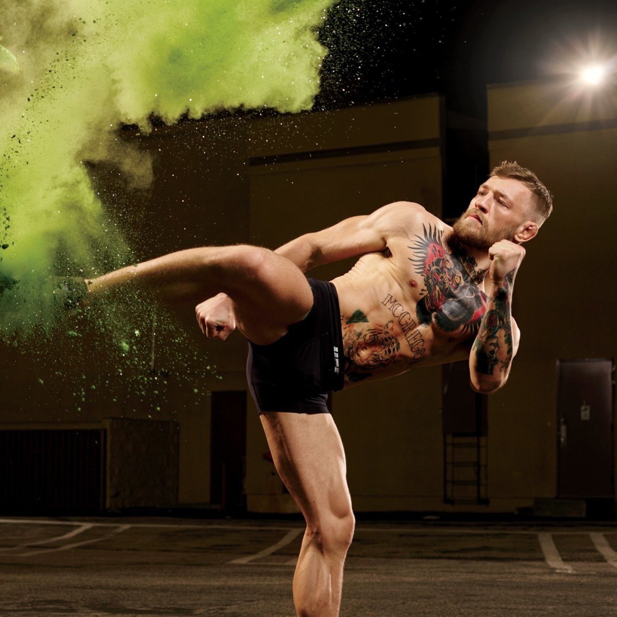 Conor McGregor, MMA king, Wallpaper for iPad, Striking visuals, 2050x2050 HD Phone