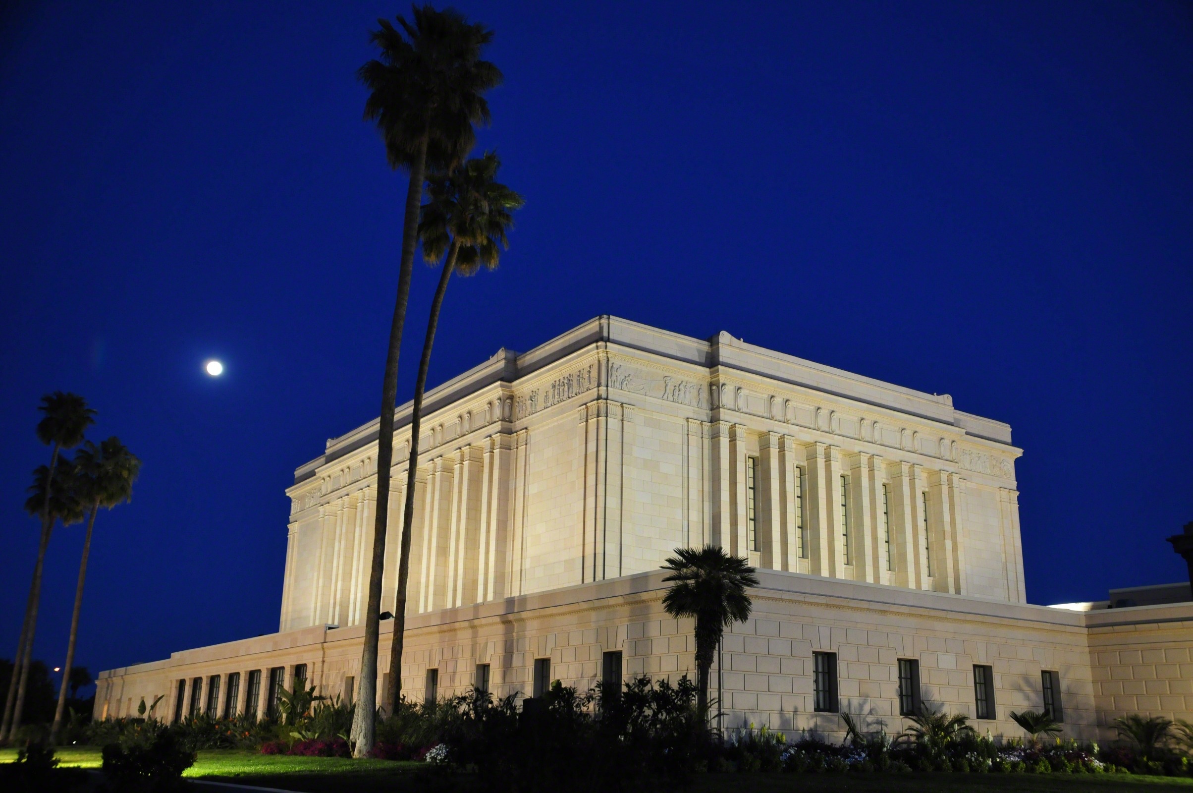 Mesa, Arizona, Temple, Evening, 2410x1600 HD Desktop