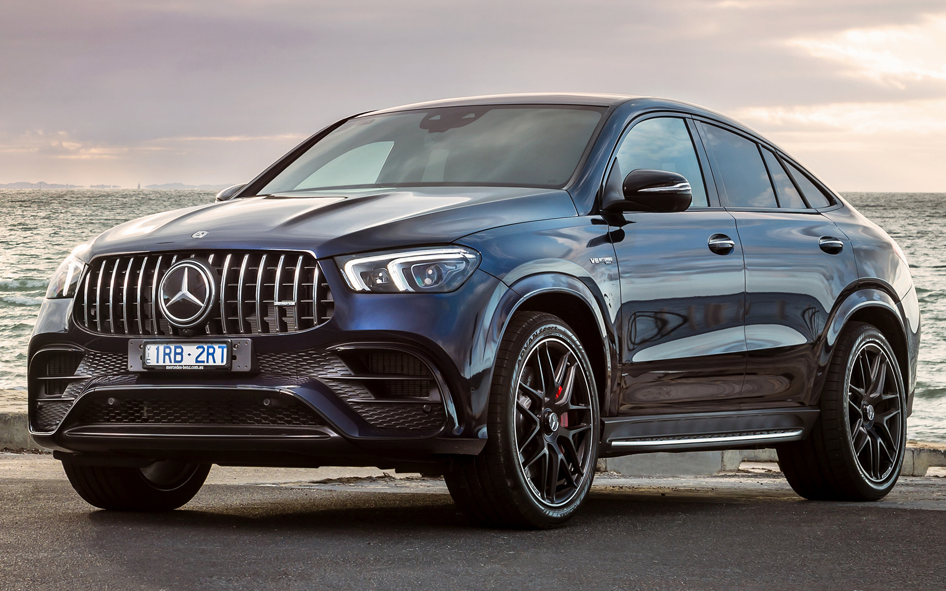 V8 BiTurbo, Mercedes-Benz GLE Wallpaper, 1920x1200 HD Desktop