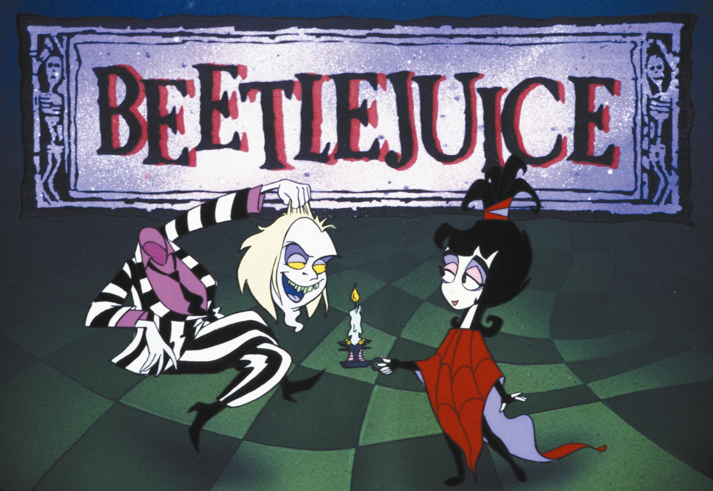 Michael Keaton, Beetlejuice character, Tim Burton, Classic movie, 2910x2000 HD Desktop