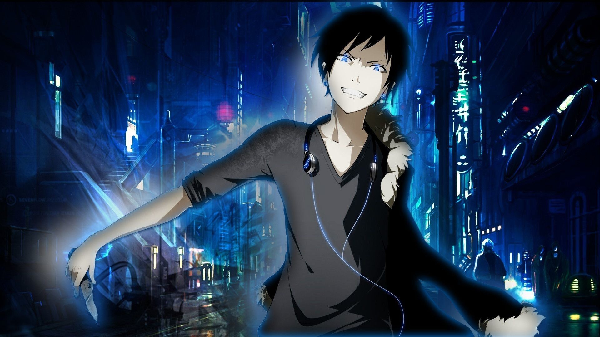 Izaya Orihara desktop, Free wallpapers, Durarara, Anime, 1920x1080 Full HD Desktop