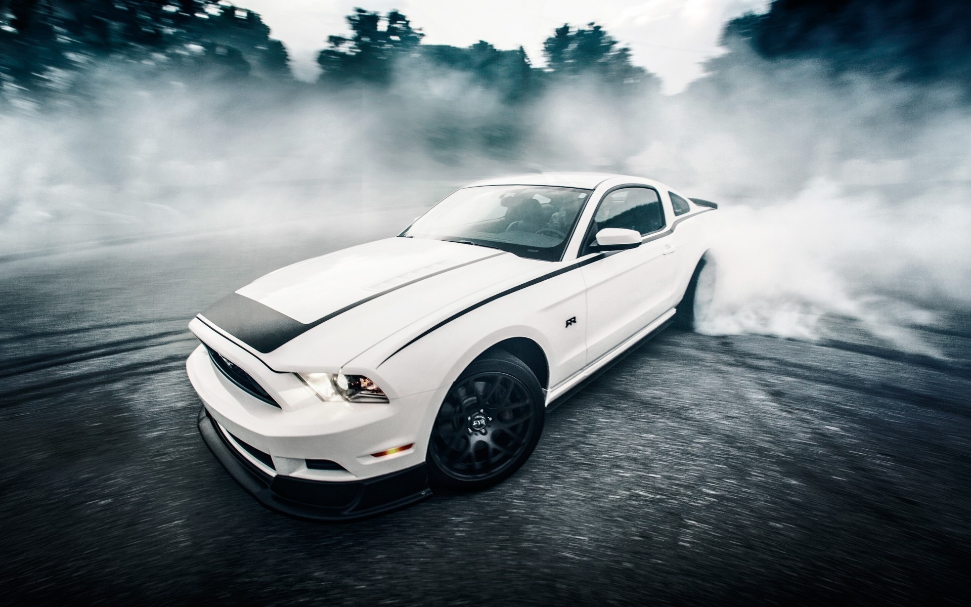 Ford Mustang, Drifting Wallpaper, 1920x1200 HD Desktop