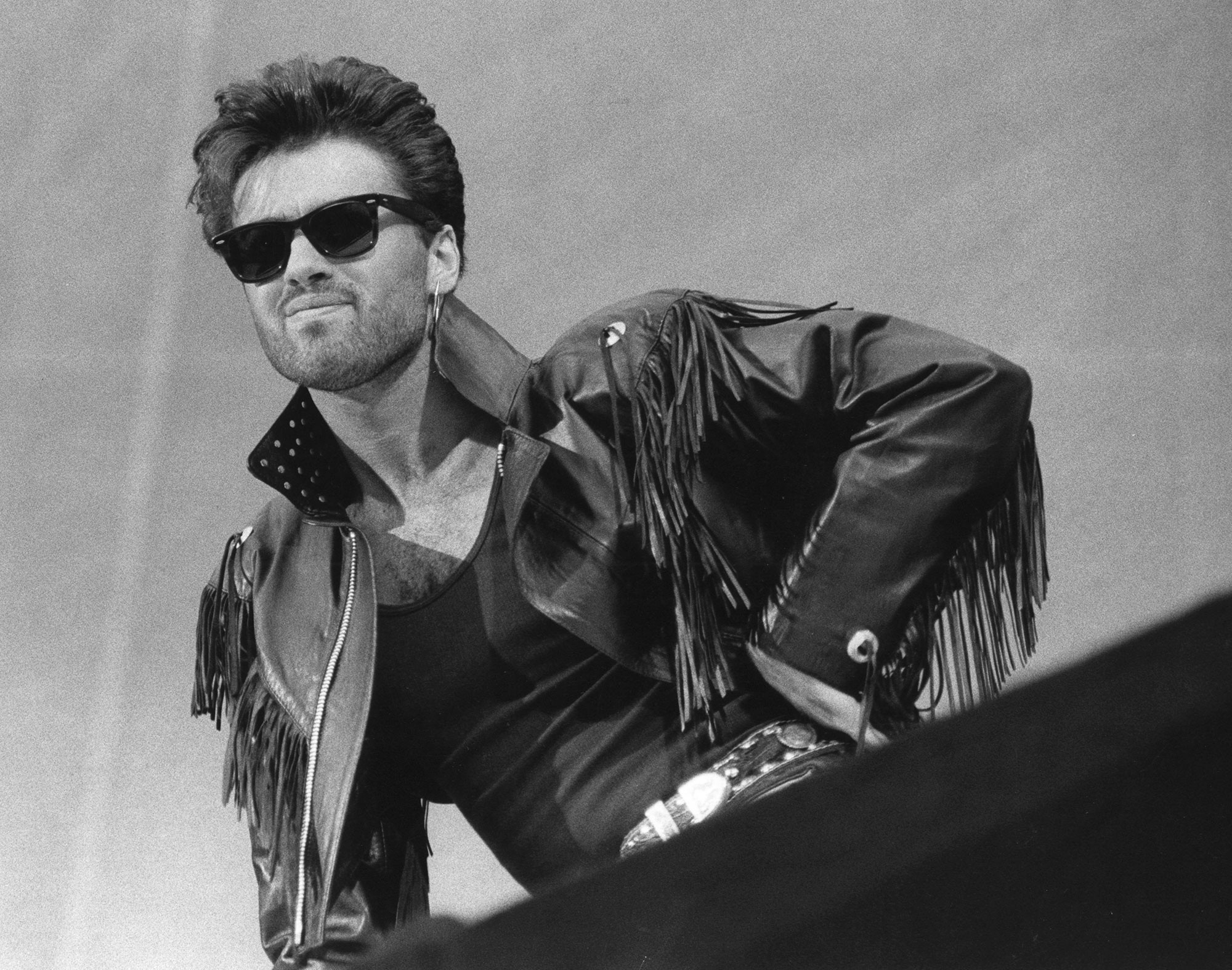 George Michael, Celebs, Black and White Photos, NSF Music Magazine, 2000x1580 HD Desktop