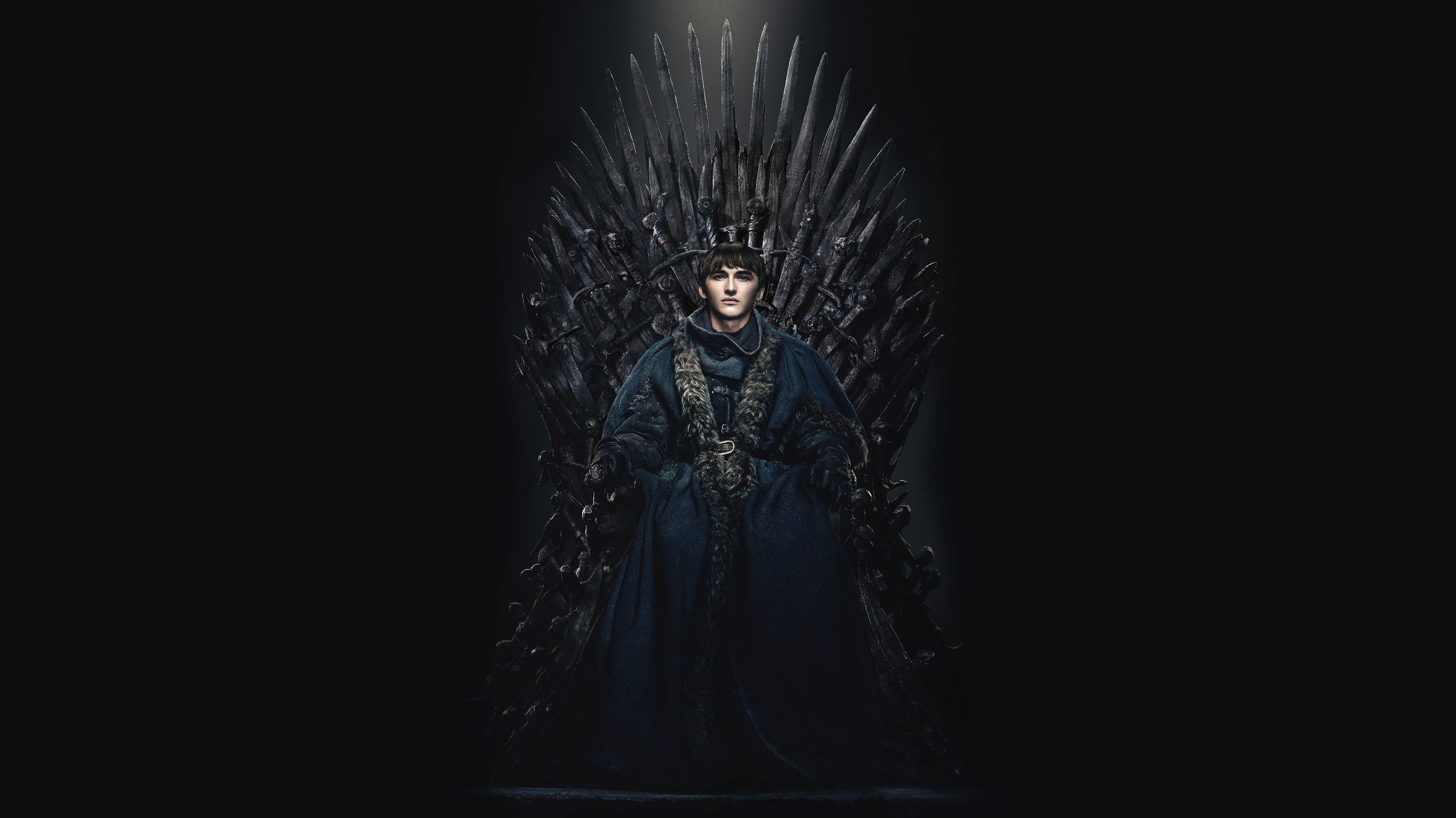 Bran Stark, Iron Throne Wallpaper, 3840x2160 4K Desktop