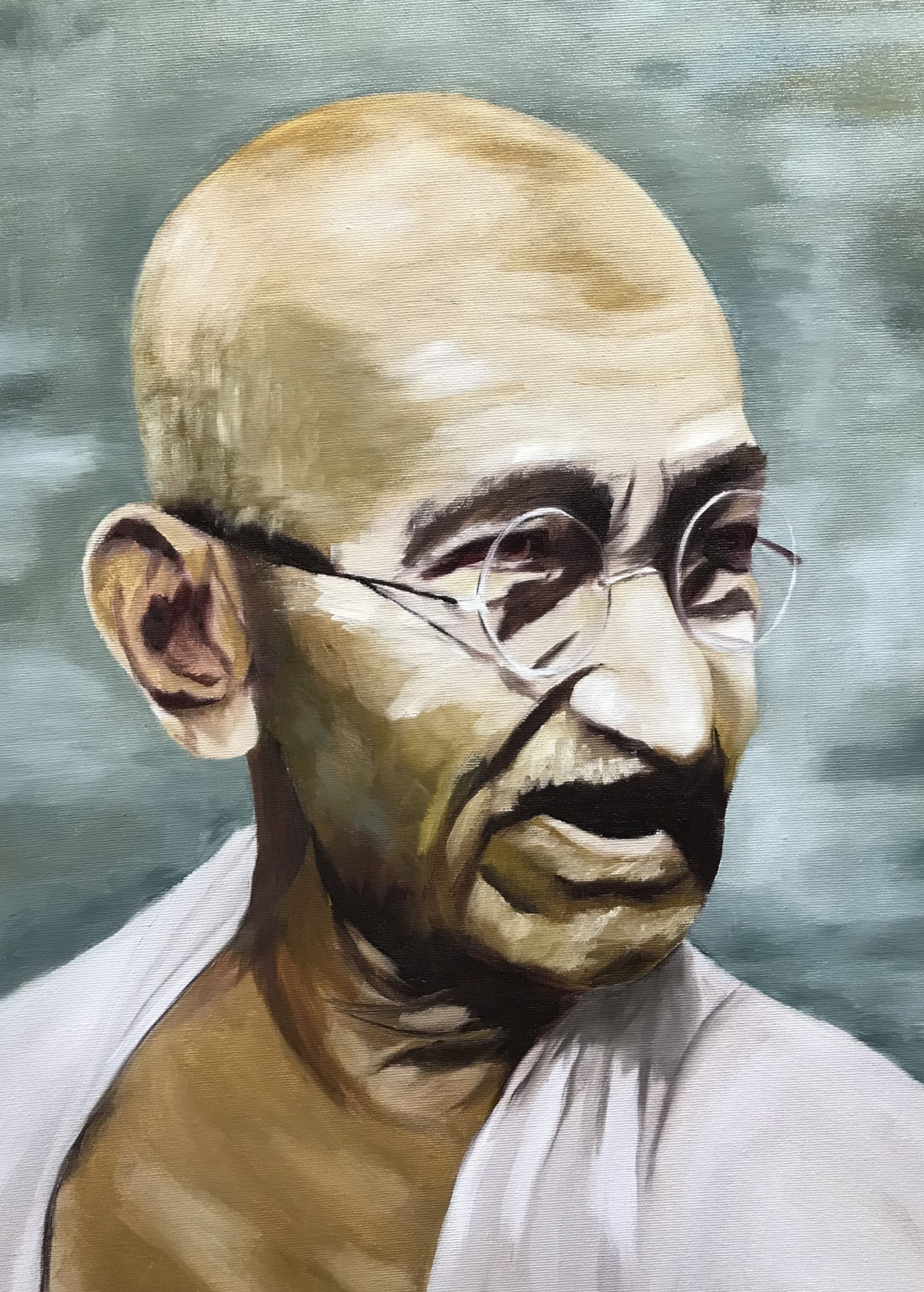 Artwork, Mahatma Gandhi Wallpaper, 2050x2870 HD Phone