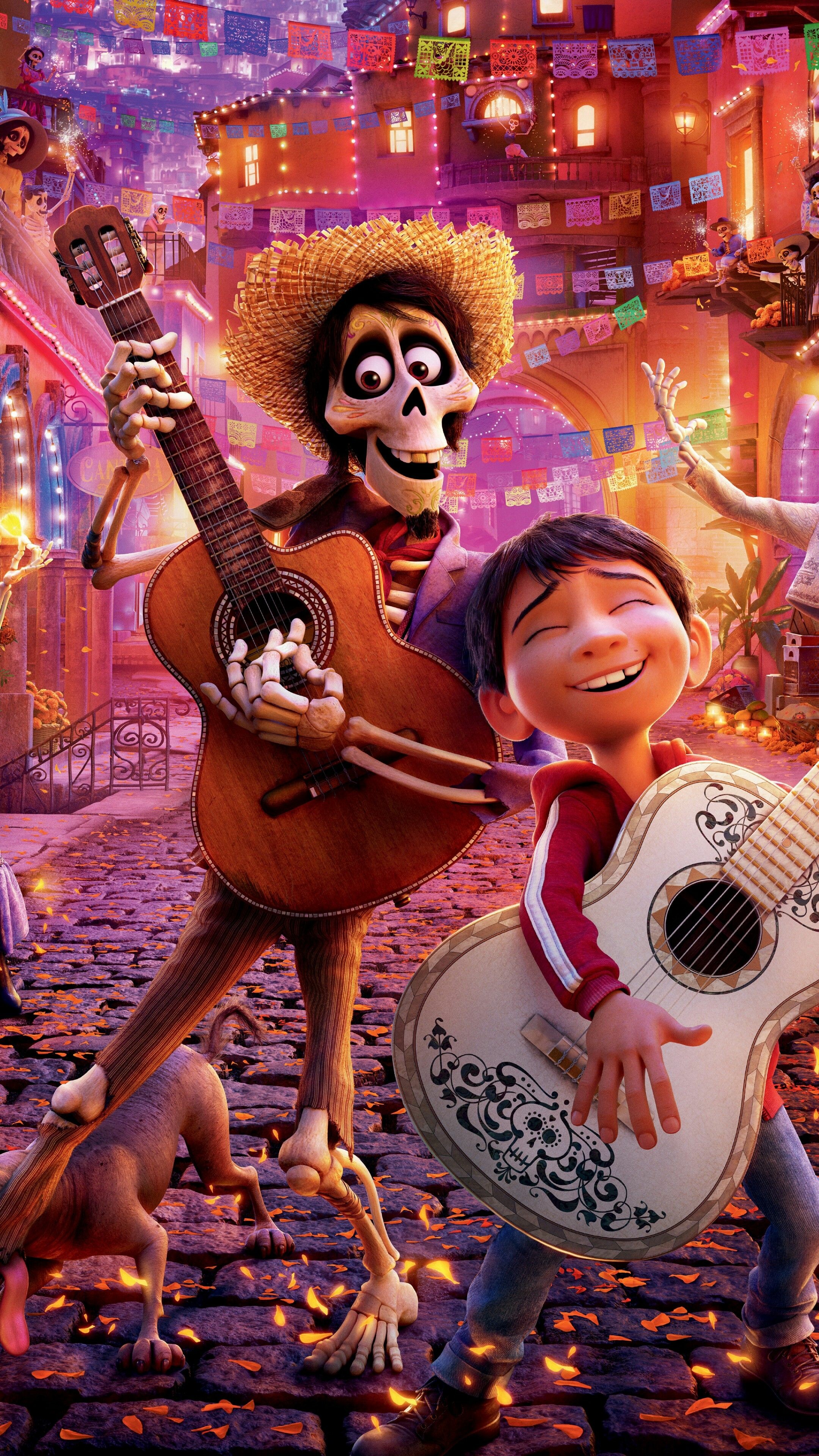 Miguel and Hector, Coco Wallpaper, 2160x3840 4K Phone