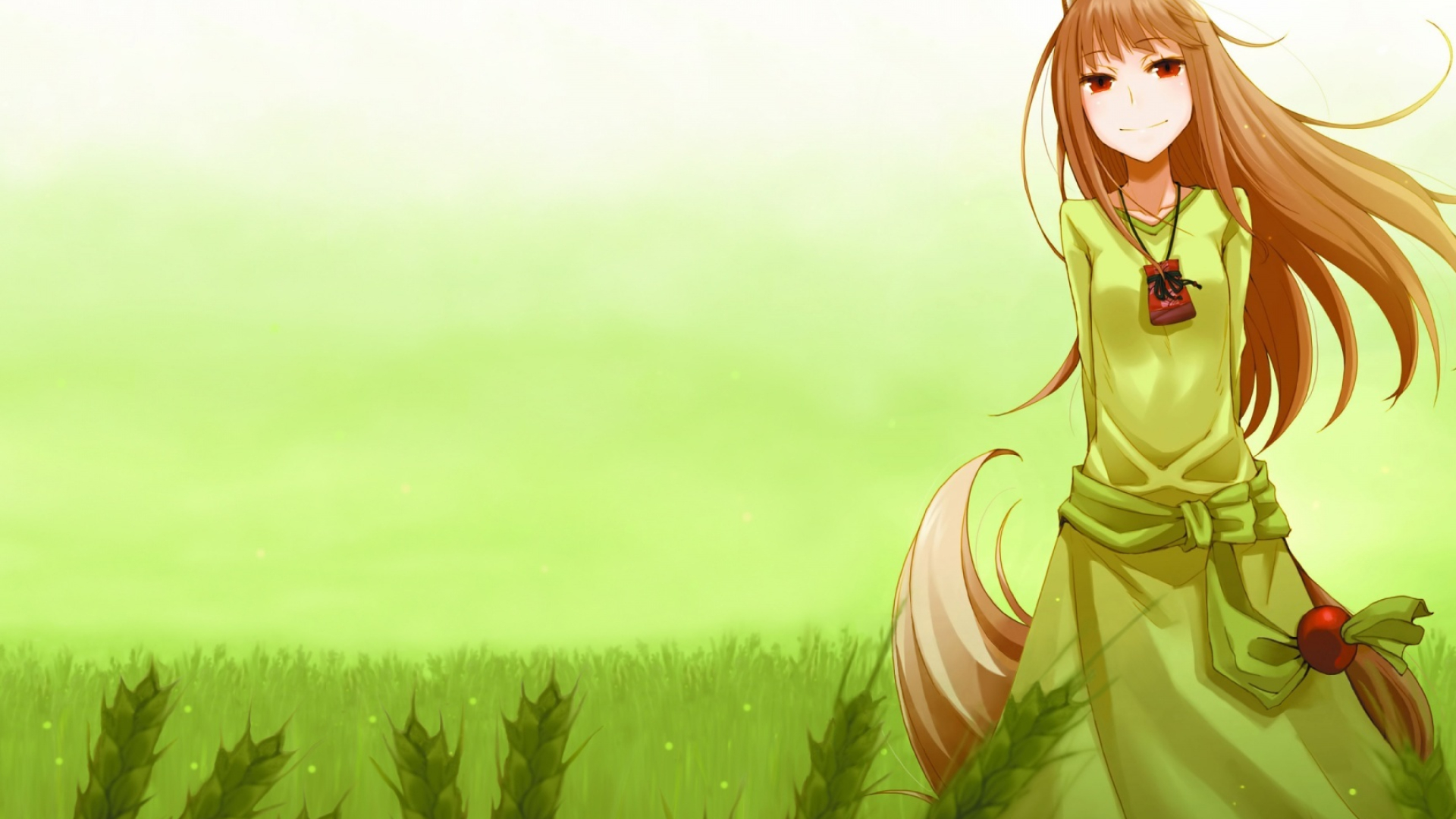 Spice and Wolf, Anime wallpapers, Holo and Lawrence, Anime series, 1920x1080 Full HD Desktop