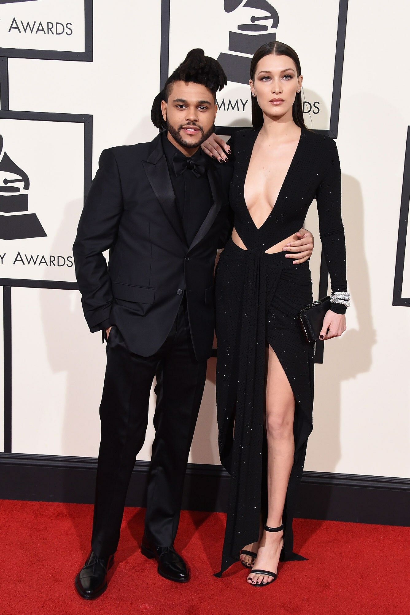 Bella Hadid and The Weeknd, Grammys Wallpaper, 1340x2000 HD Phone