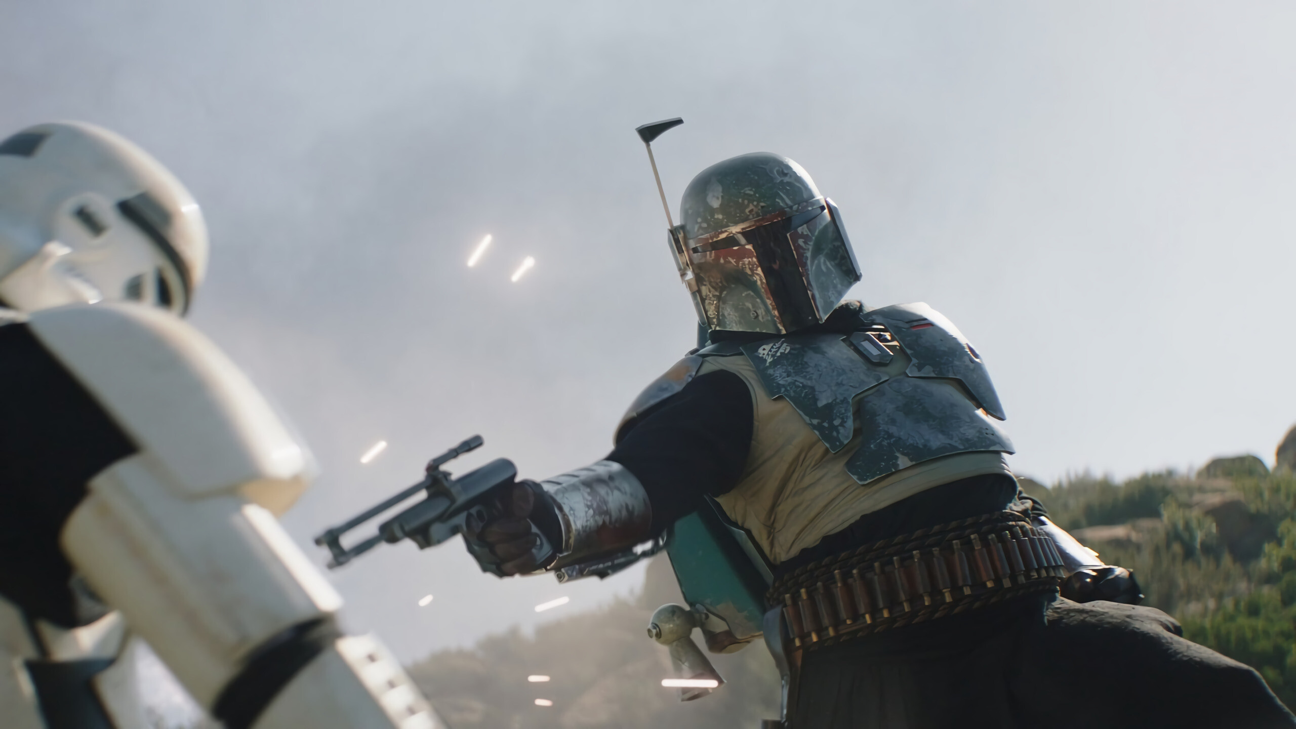 The Book of Boba Fett TV Show, Shared characters, Mandalorian connections, Intriguing storyline, 2560x1440 HD Desktop