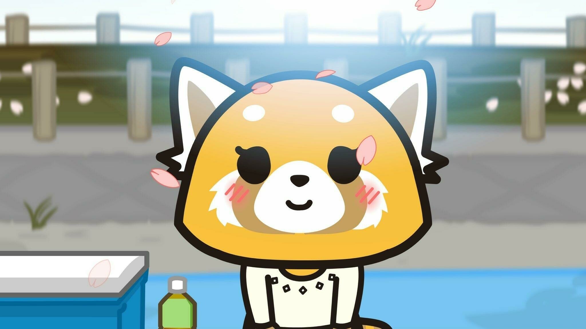 Aggretsuko, Unique wallpaper, Anime character, Vibrant colors, 2050x1160 HD Desktop