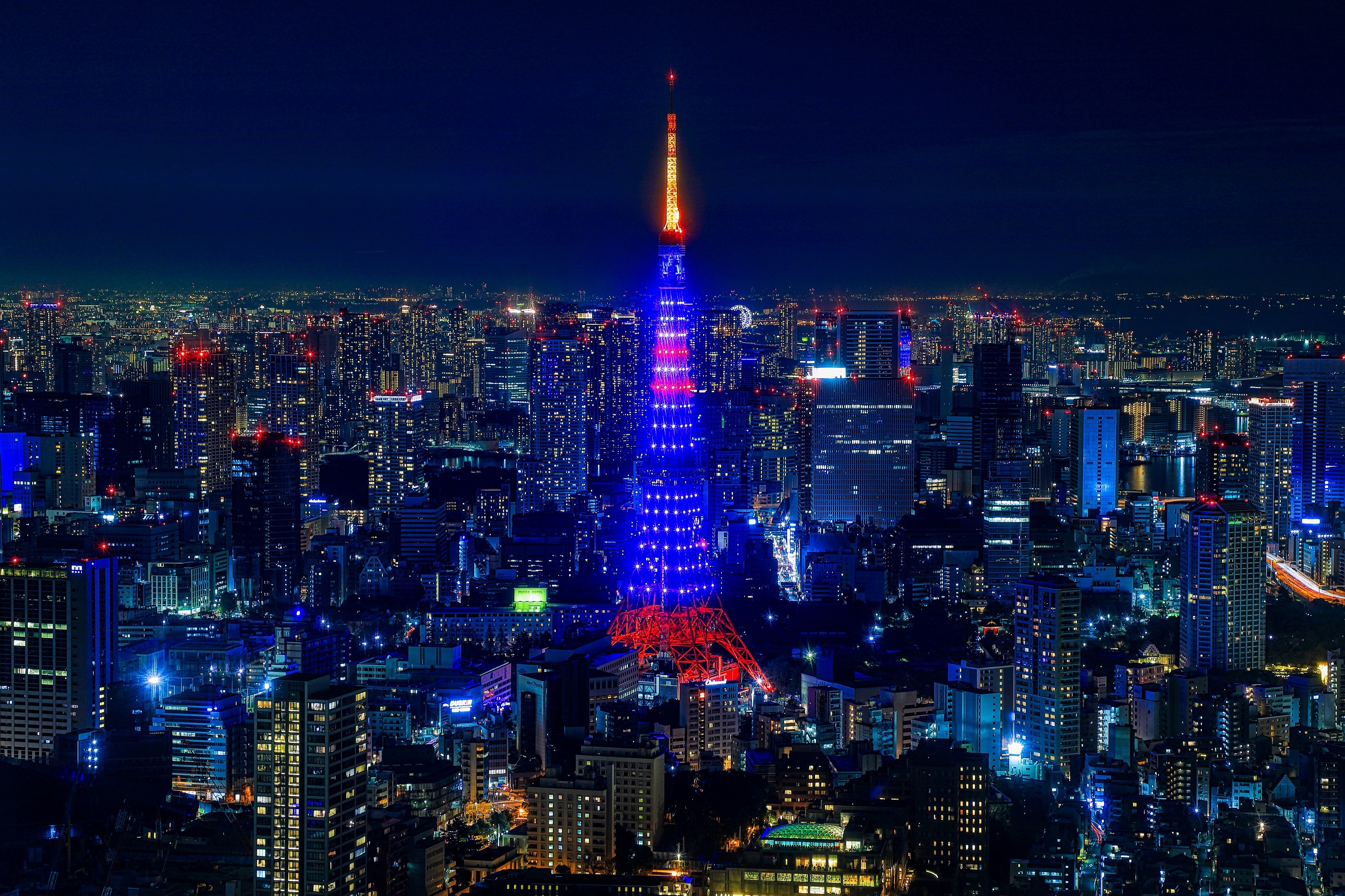 Infinity diamond veil, Tokyo Tower Wallpaper, 3000x2000 HD Desktop