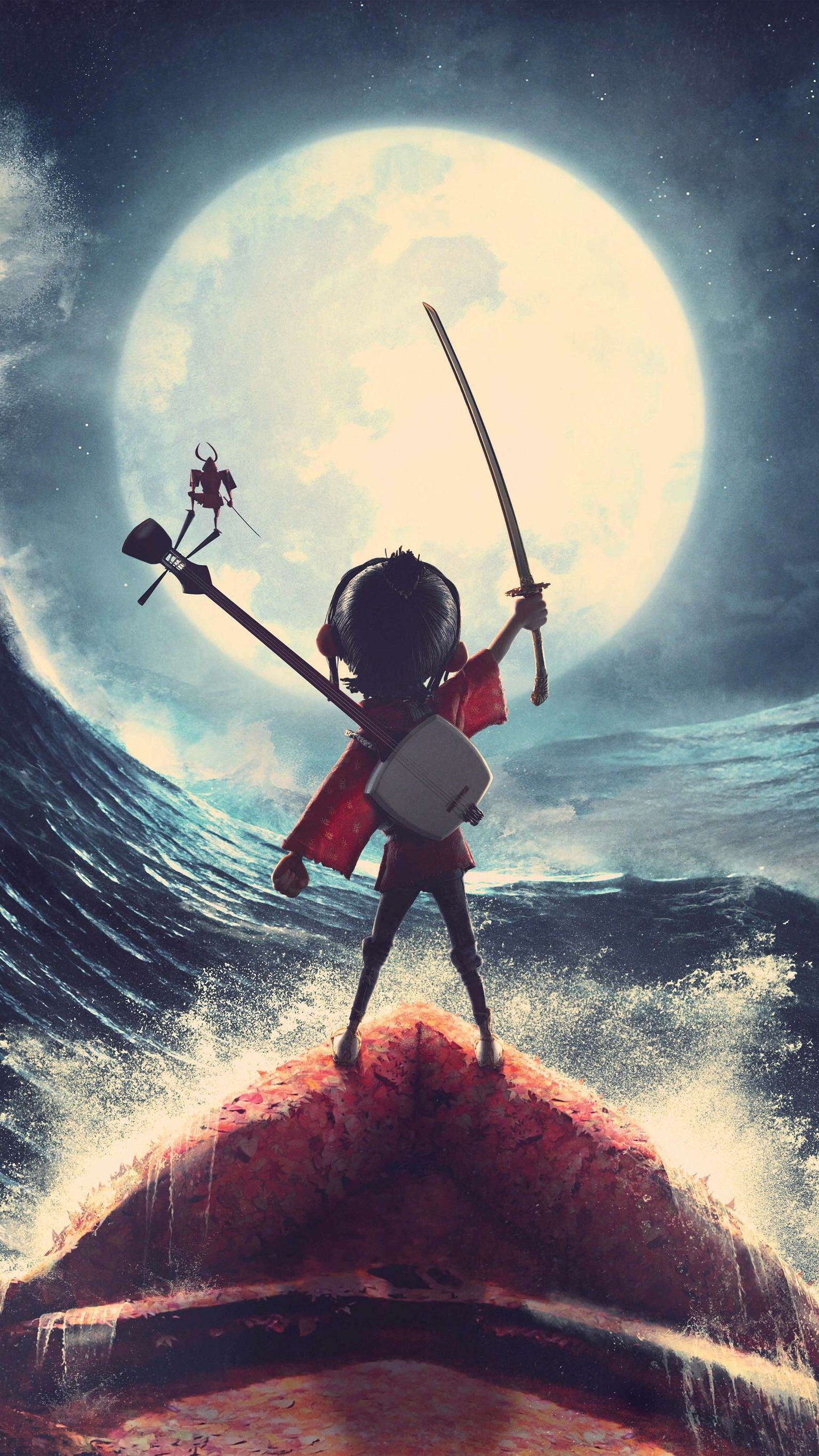 Kubo and the Two Strings wallpapers, Fan-favorite images, Top choice, Animated masterpiece, 1540x2740 HD Phone