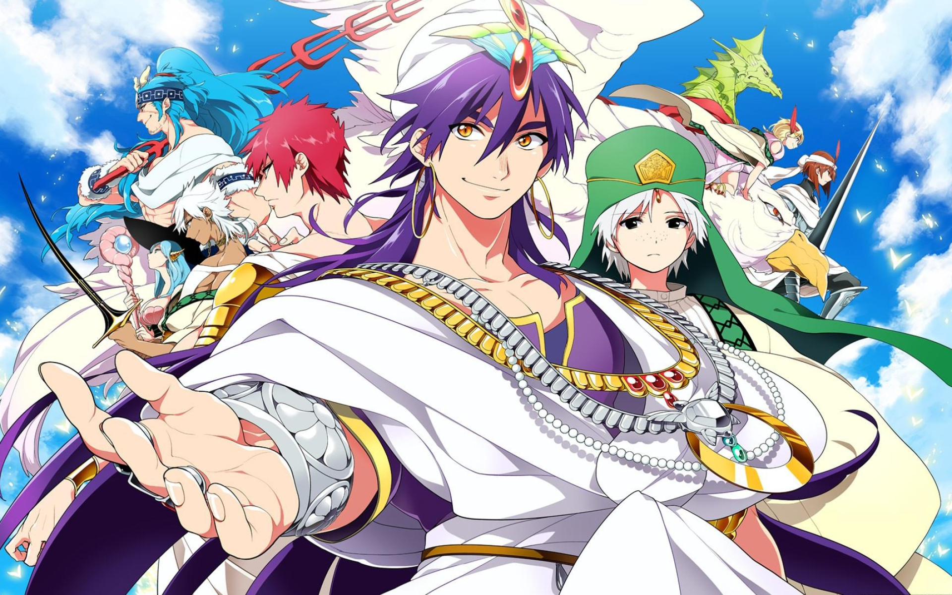 Magi: The Labyrinth of Magic, Magi official art, Wallpapers, Desktop, 1920x1200 HD Desktop