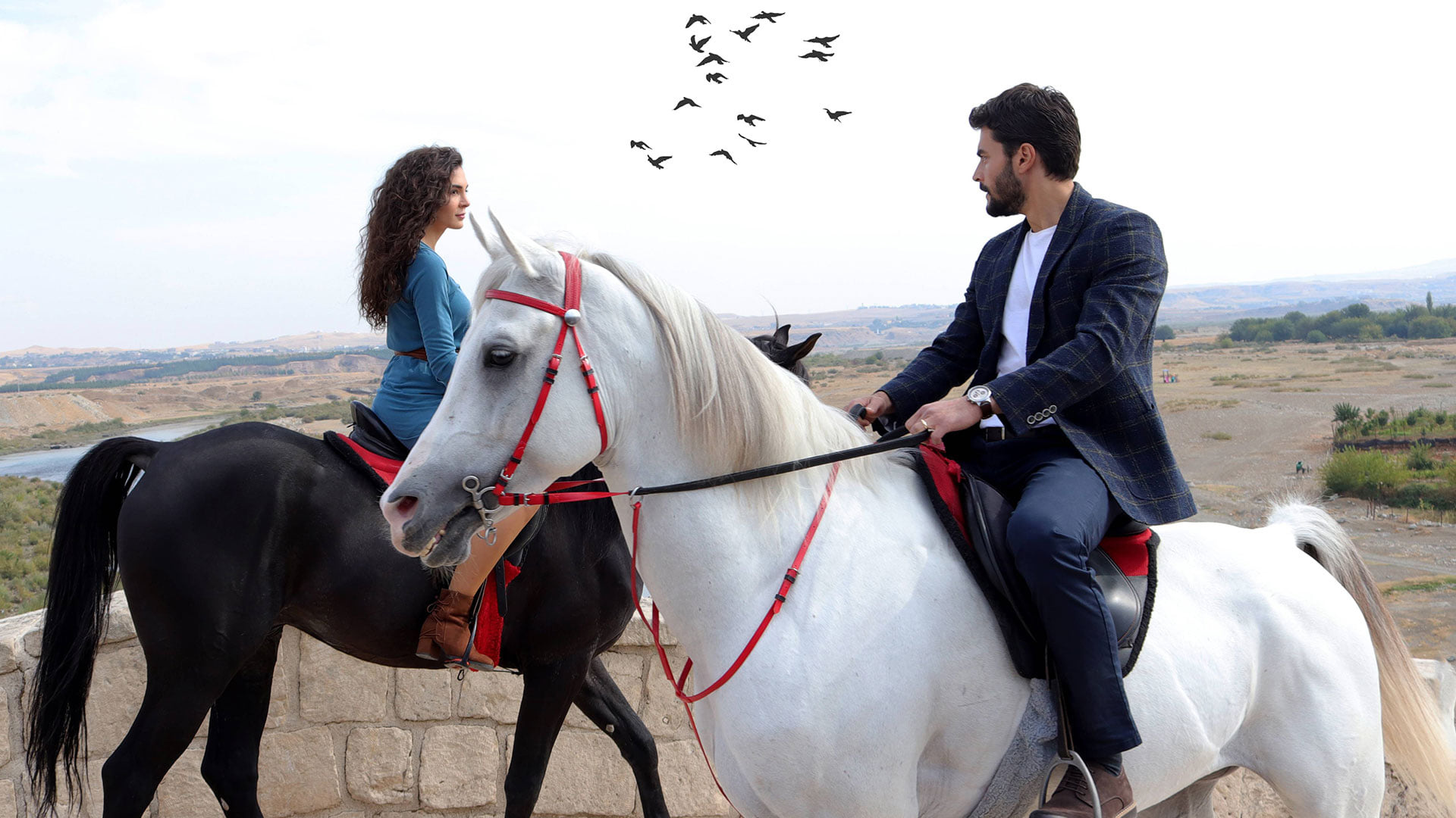 Ebru Sahin, Hercai love story, Turkish TV news, Dizilah, 1920x1080 Full HD Desktop