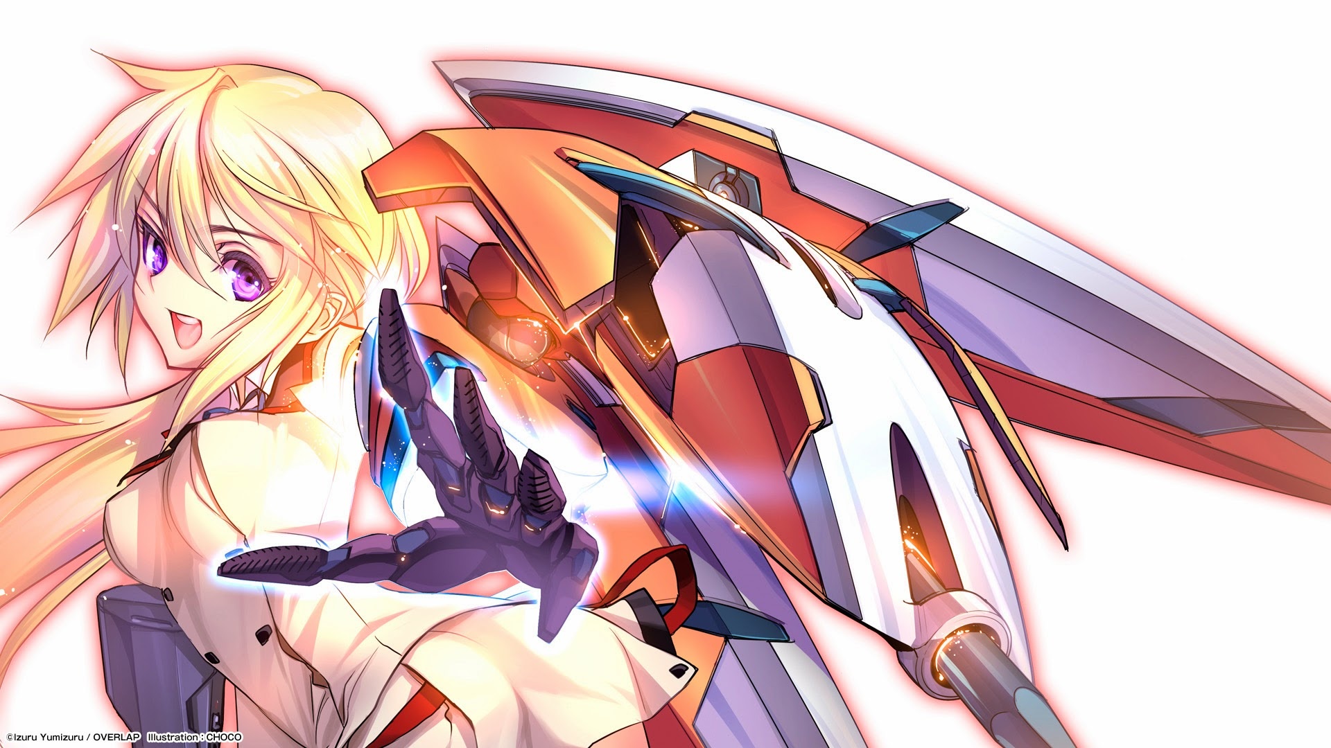 Charlotte Dunois, Infinite Stratos, Mecha anime girl, 1920x1080 Full HD Desktop