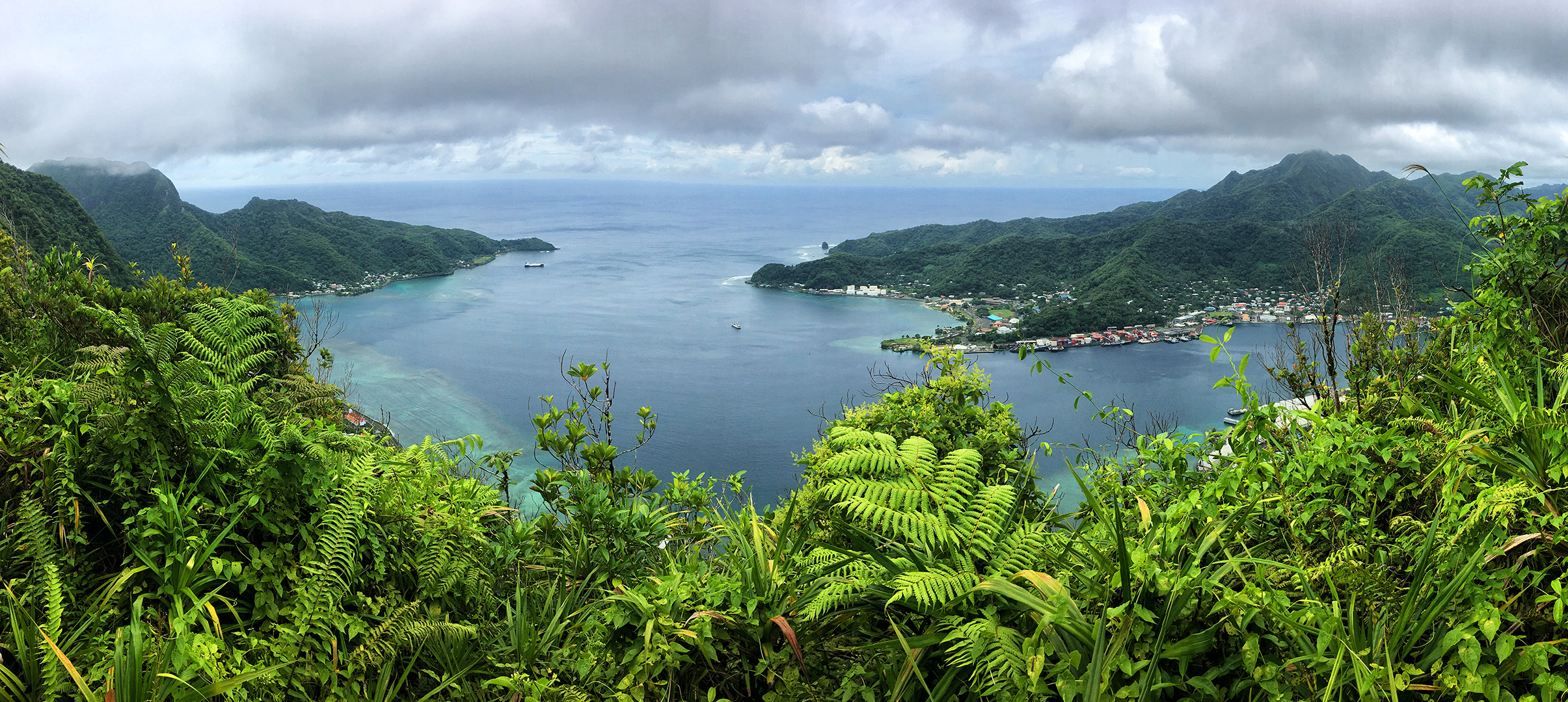 Pago Pago, American Samoa, 2410x1080 Dual Screen Desktop