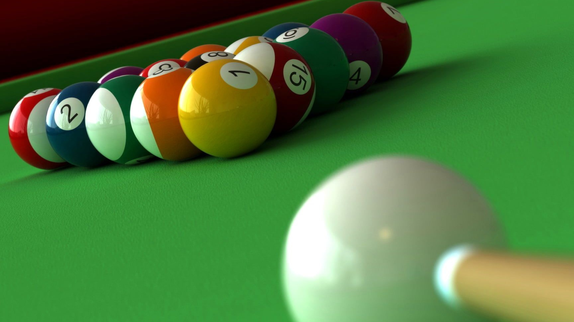 Break shot, Cue Sports Wallpaper, 1920x1080 Full HD Desktop