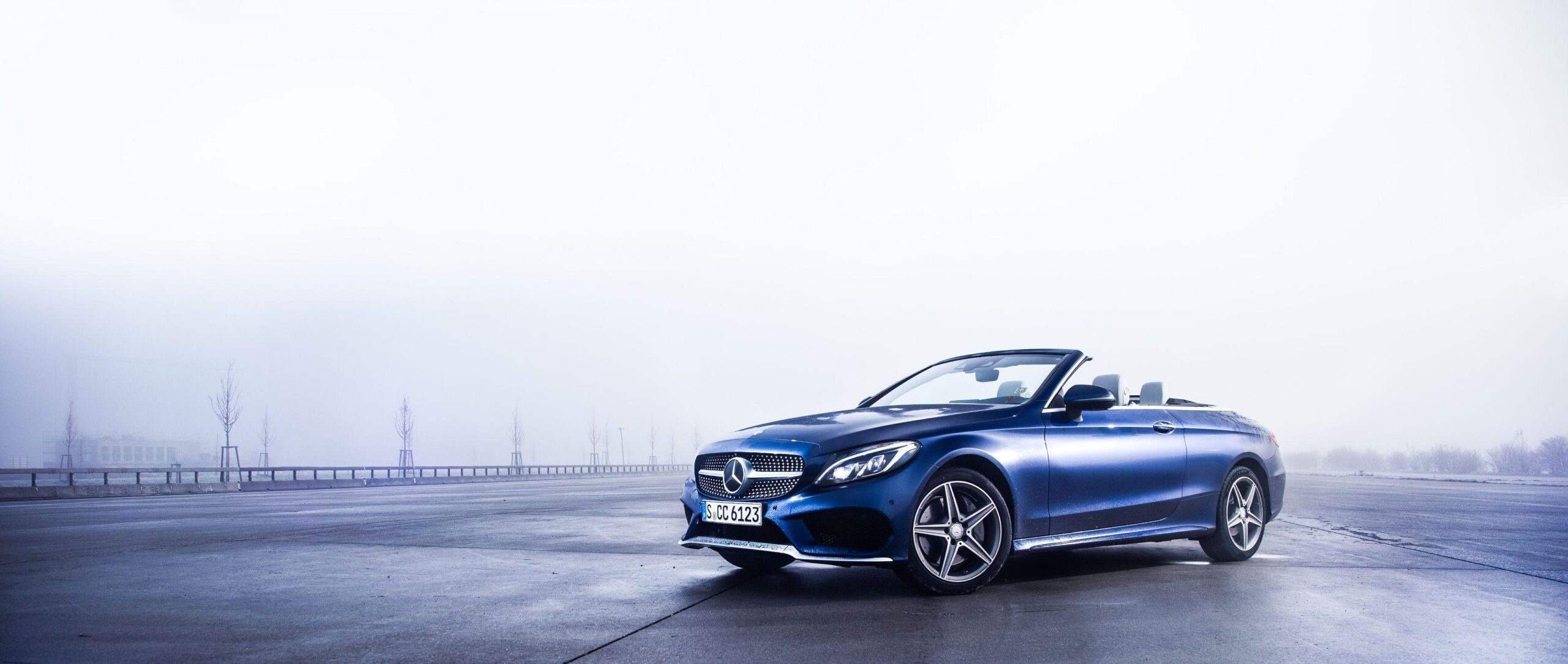 Cabrio, Mercedes-Benz C-Class Wallpaper, 2560x1090 Dual Screen Desktop