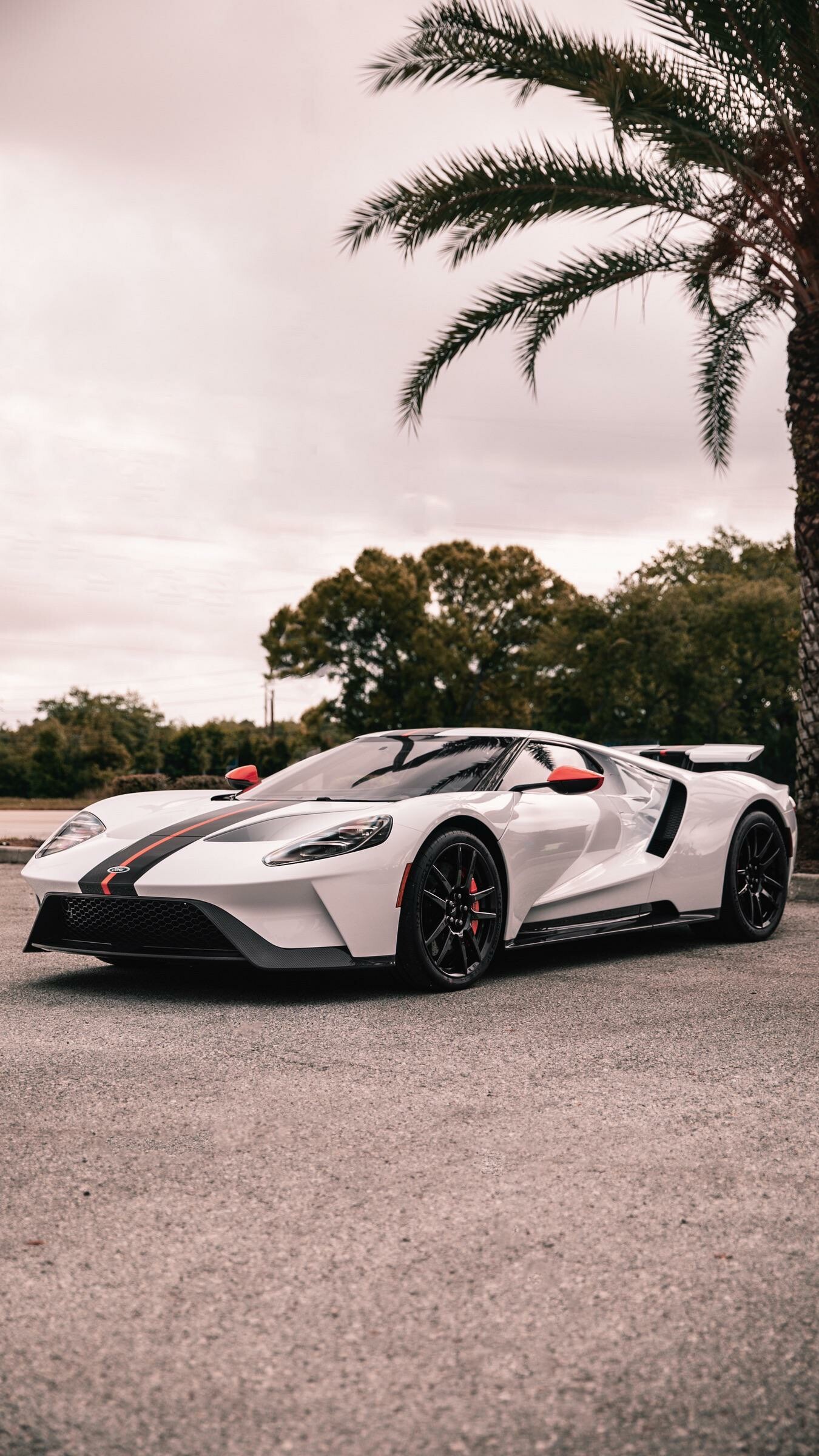 Crispy Ford GT wallpaper, Eye-catching design, Stunning visuals, Striking colors, 1350x2400 HD Phone