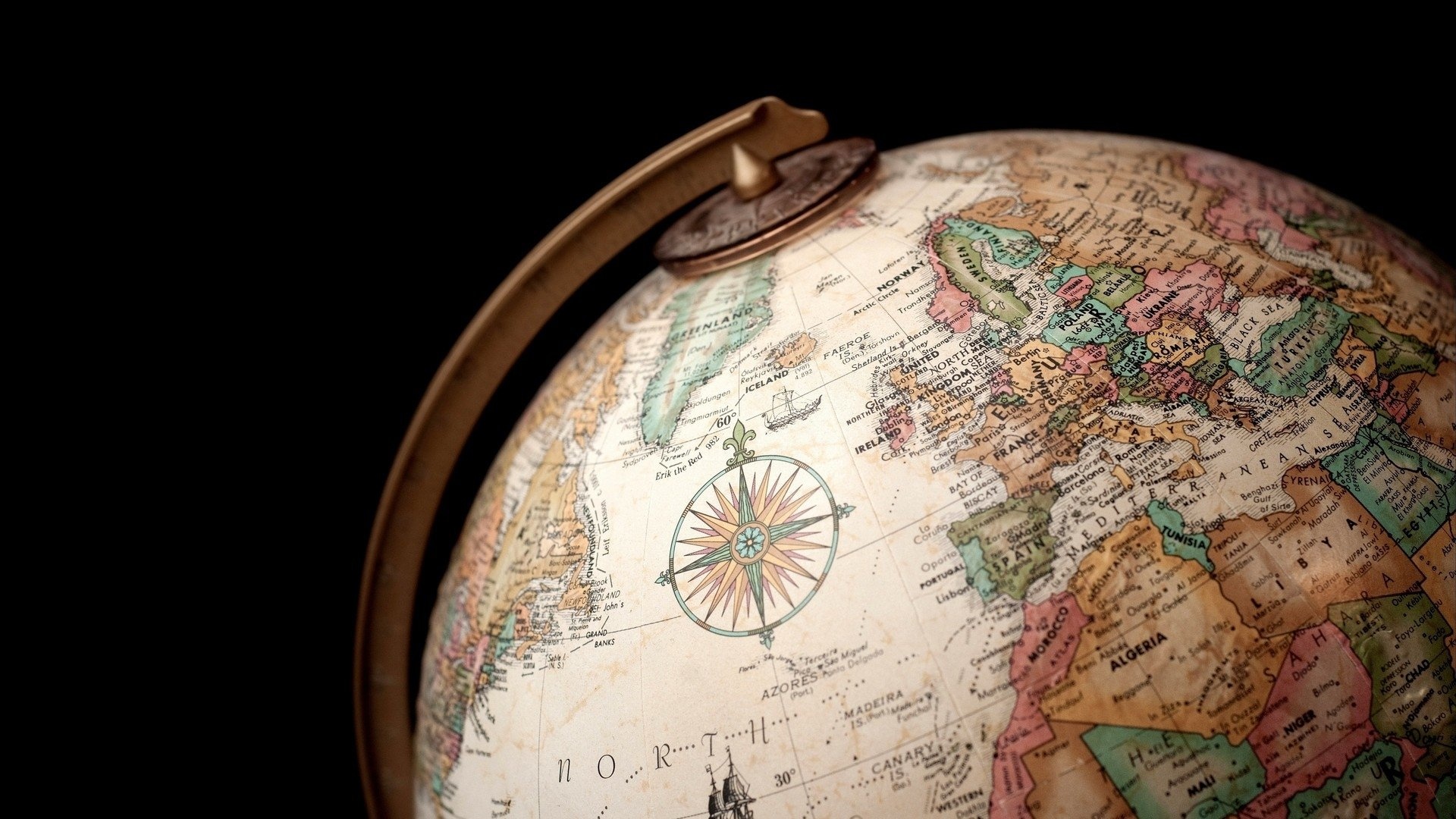 Vintage, Globe Wallpaper, 1920x1080 Full HD Desktop