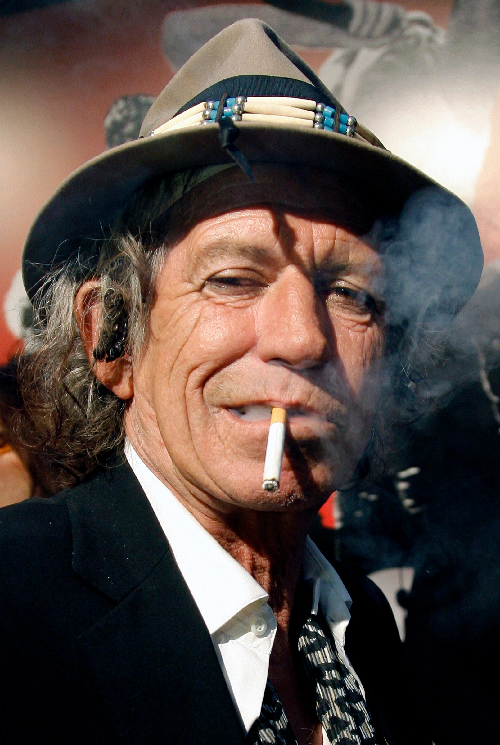 Keith Richards, No more smoking, 1620x2400 HD Phone