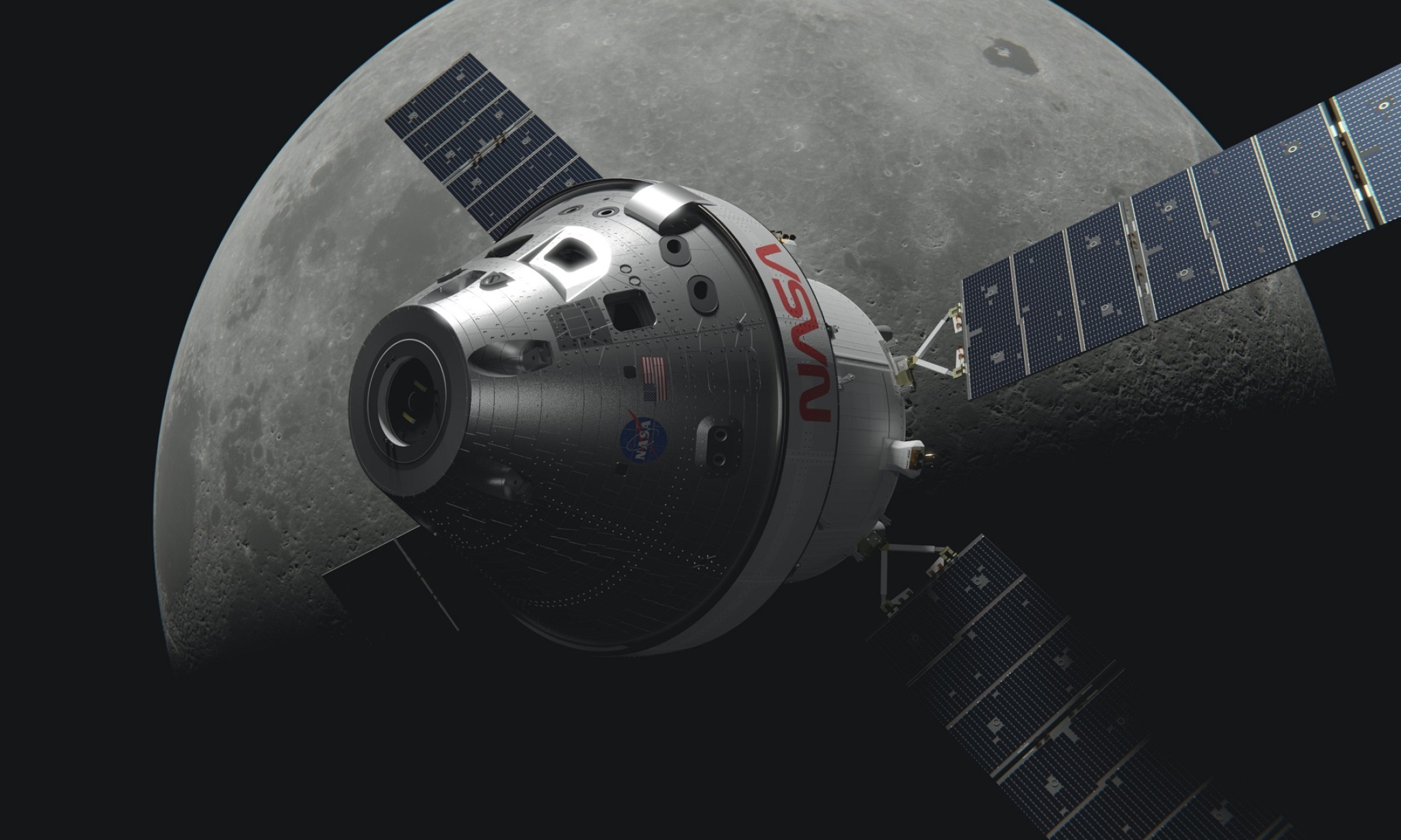 Orion spacecraft production, Artemis 2 and 3 missions, 2050x1230 HD Desktop