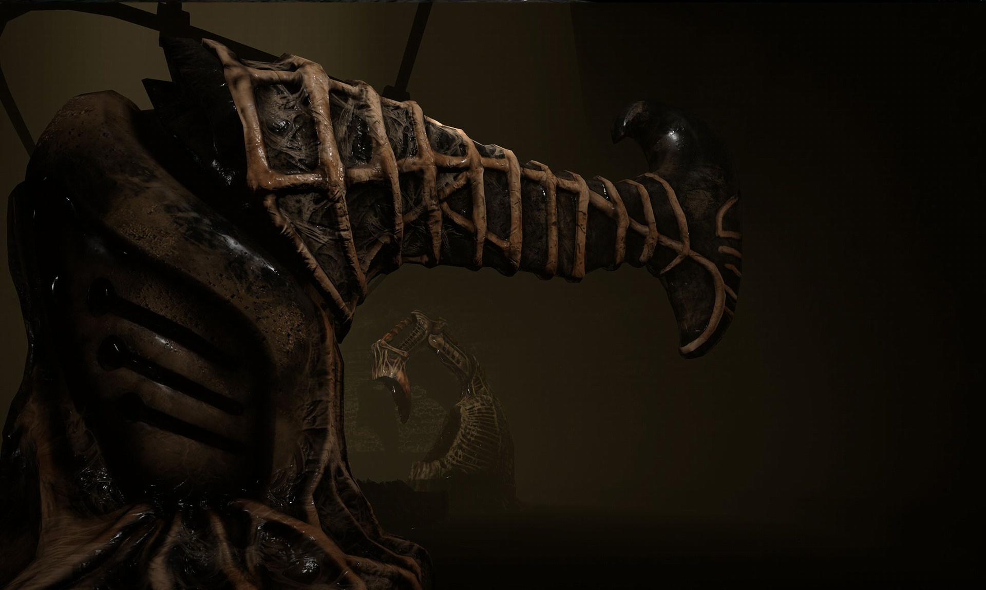 Scorn game, Kickstarter campaign, First-person horror, Unreal Engine 4, 1920x1150 HD Desktop