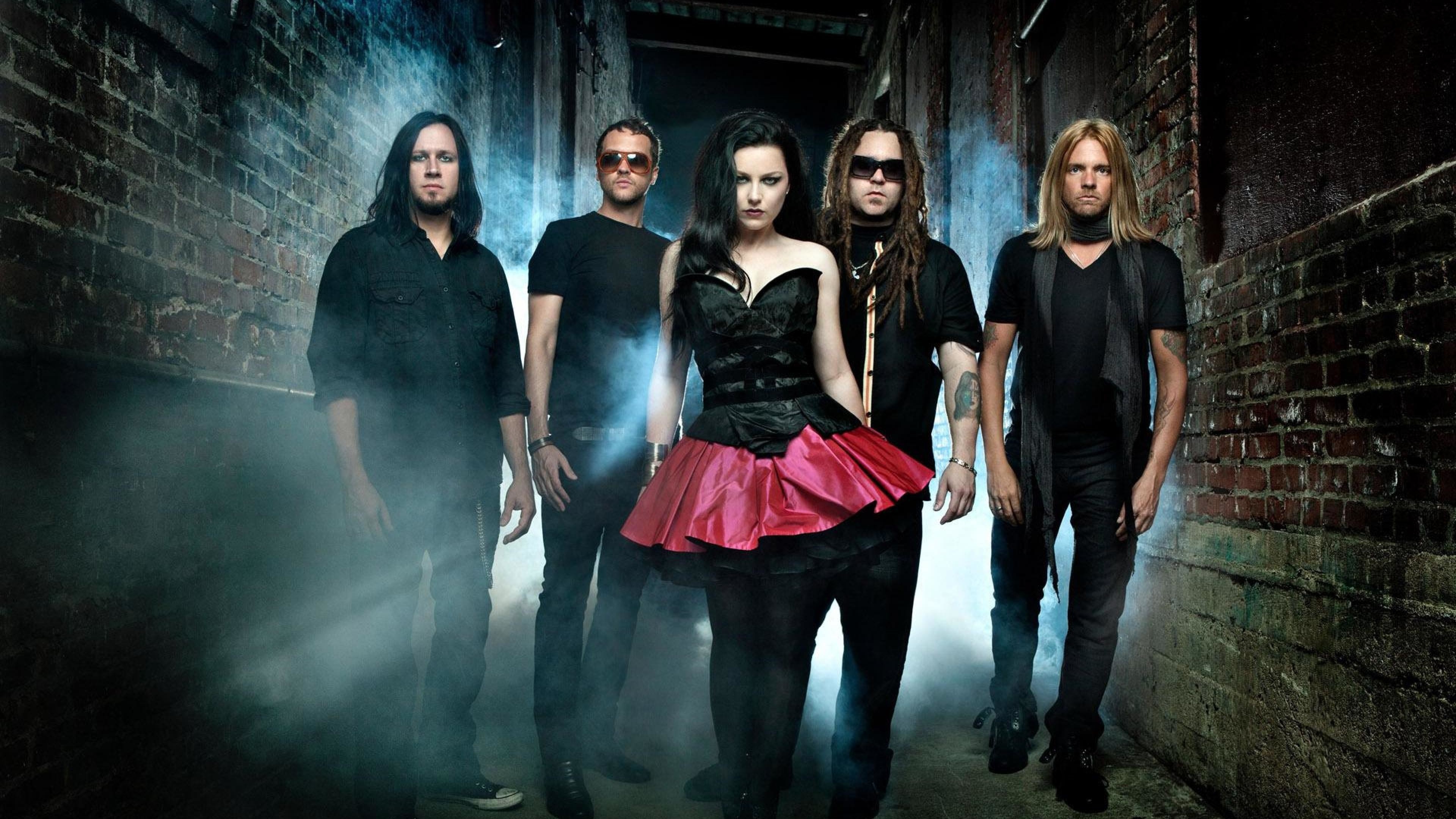 4K Evanescence wallpapers, Haunting melodies, Mysterious aura, Rock anthem, 3840x2160 4K Desktop