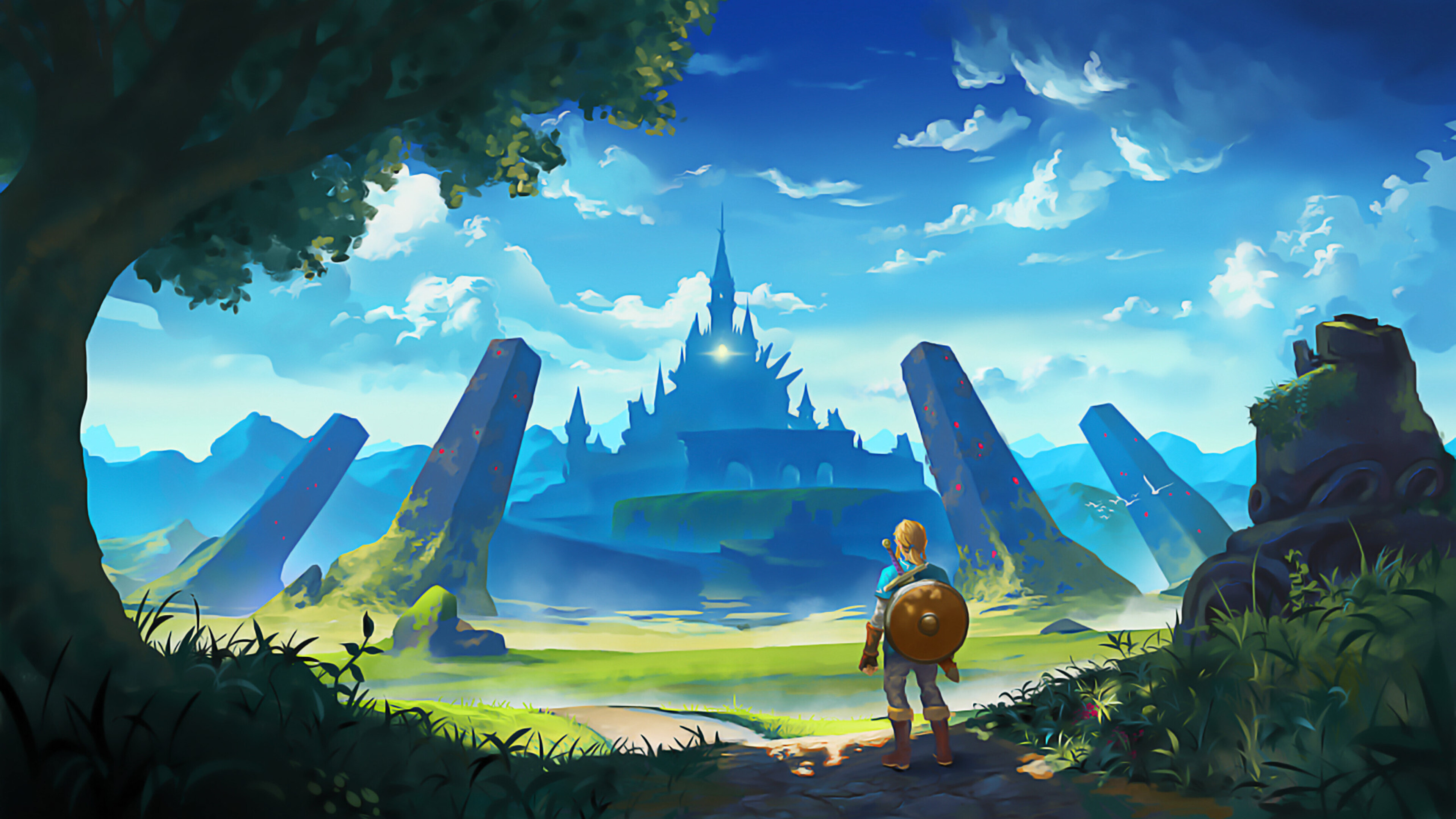 Zelda, Breath of the Wild, Artwork, HD, 3840x2160 4K Desktop