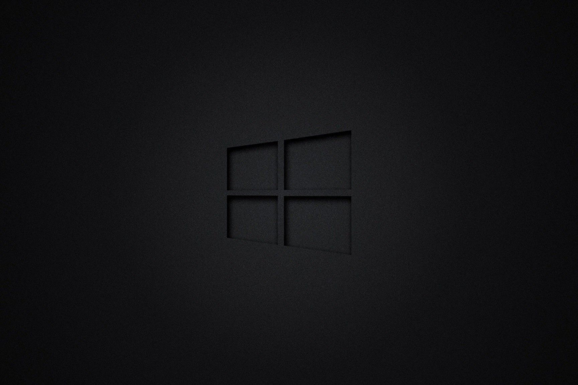 Windows, Matte Black Wallpaper, 1920x1280 HD Desktop