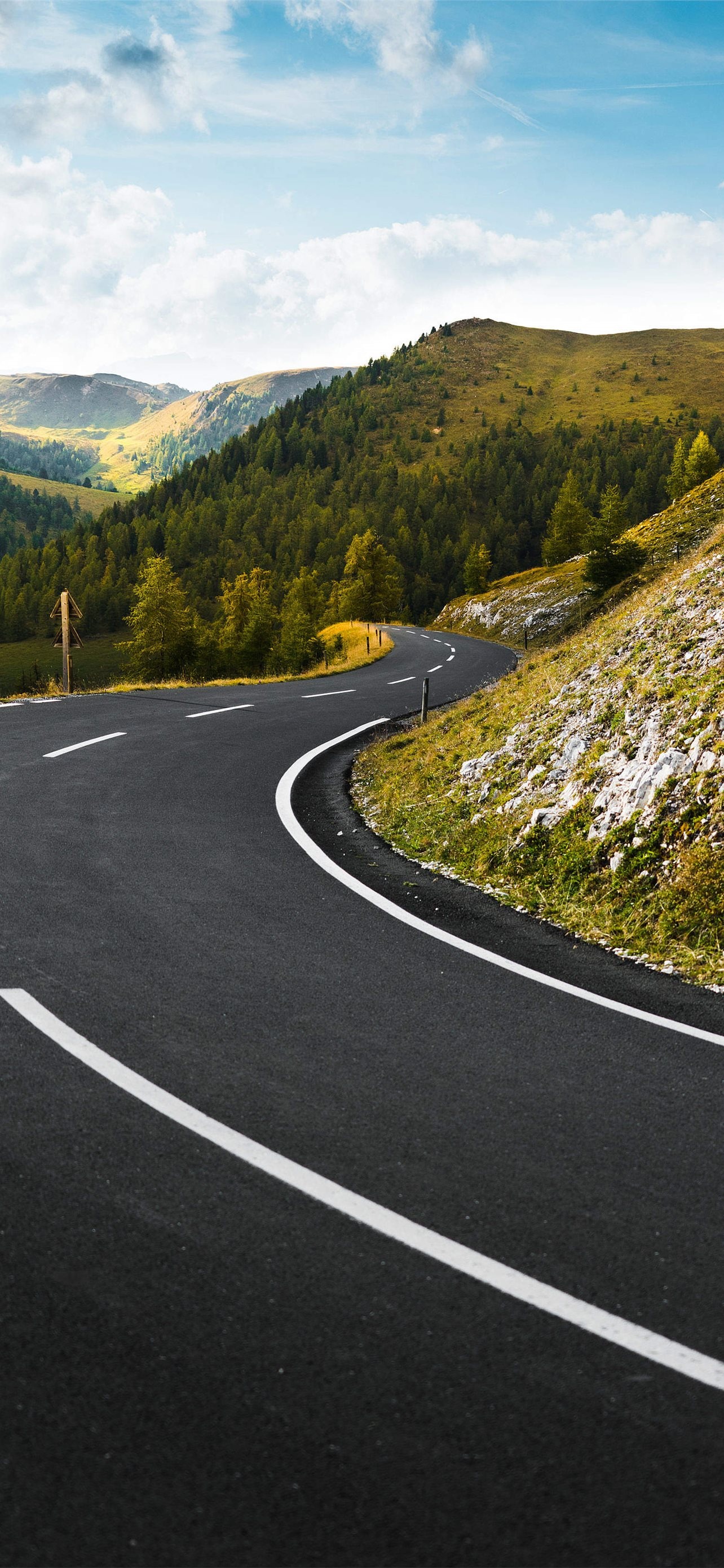 Nockalm Road, Austria Wallpaper, 1290x2780 HD Phone