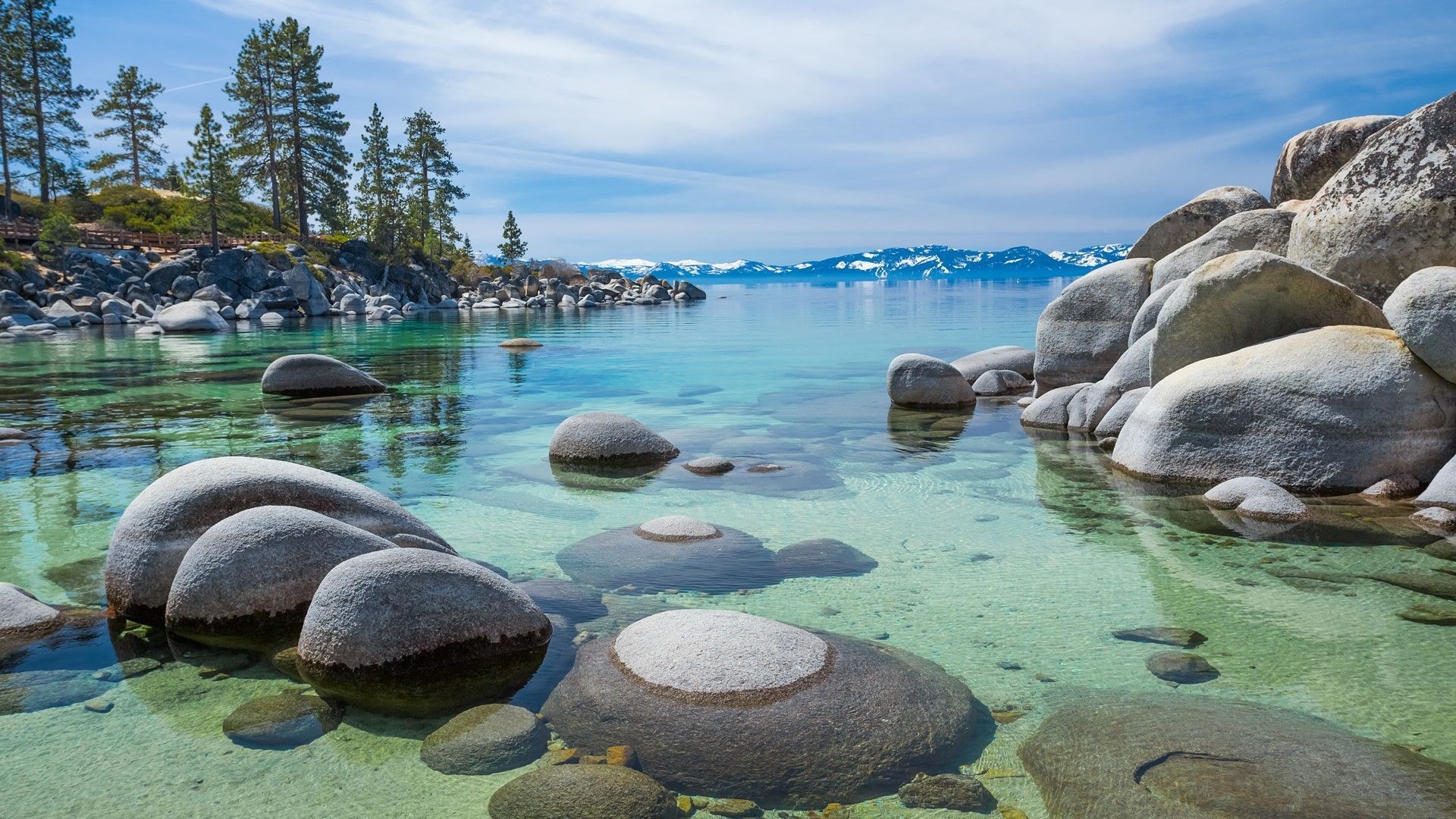 Lake Tahoe Nevada, 4K wallpaper, Breathtaking backgrounds, Serene landscapes, 1920x1080 Full HD Desktop