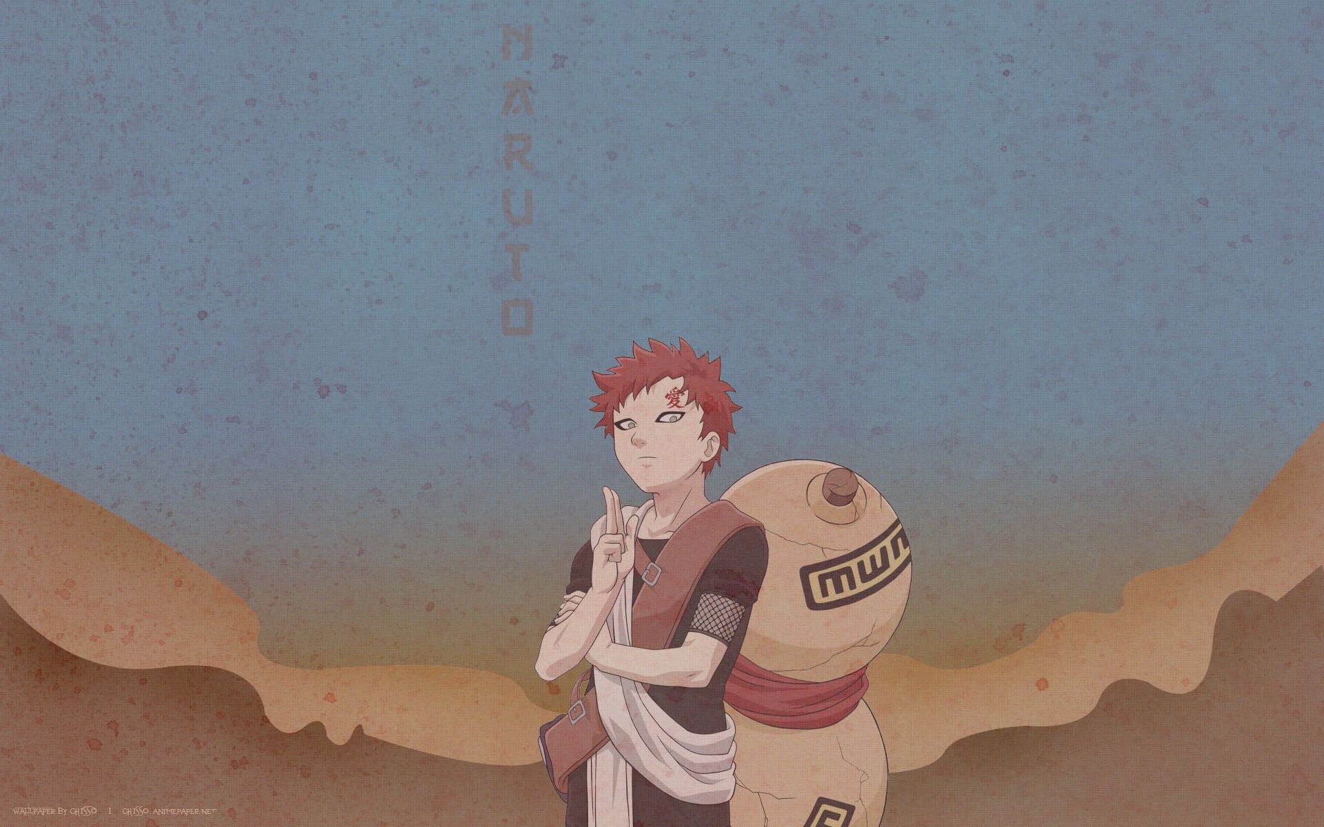 Gaara, Anime naruto, Wallpaper, 1920x1200 HD Desktop